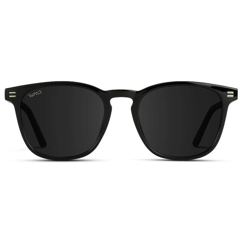 NICK Polarized Men's l Women's Sunglasses in Black by WMP Eyewear