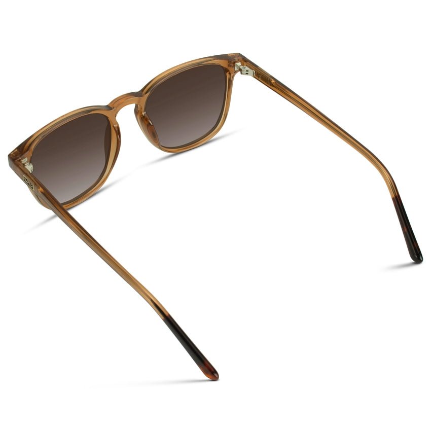 NICK Polarized Men's l Women's Sunglasses in Crystal Brown by WMP Eyewear
