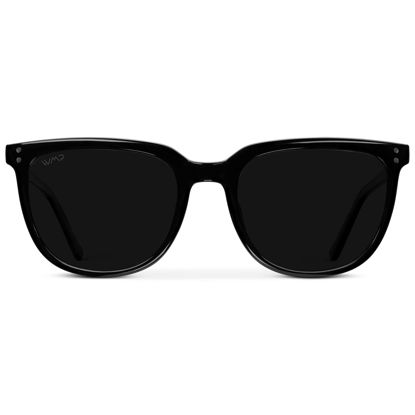 ABNER Unisex Polarized Sunglasses in Triple Black by WMP Eyewear