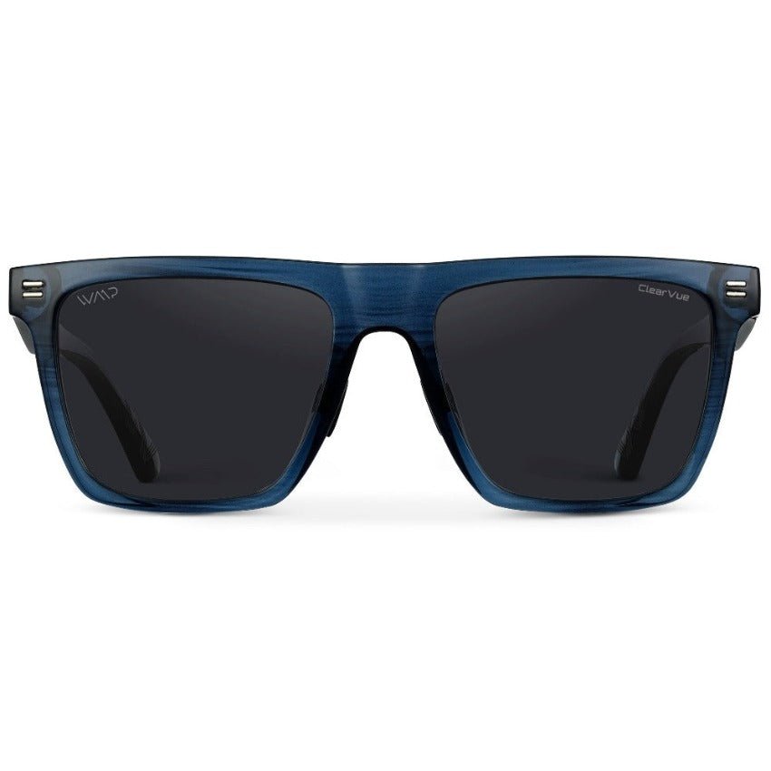 ACE Square Men's Golf Sunglasses in Indigo Blue Grain by WMP Eyewear