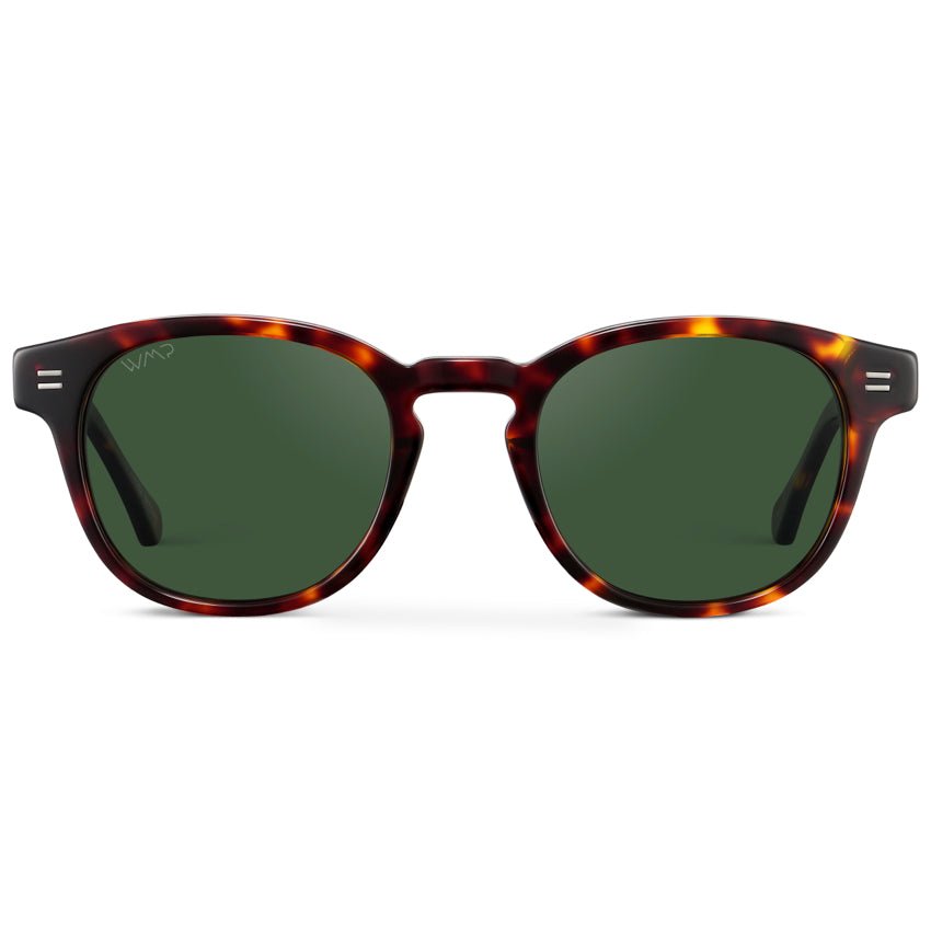 FELIX Mid-Century Polarized Unisex Sunglasses in Amber Tortoise by WMP Eyewear