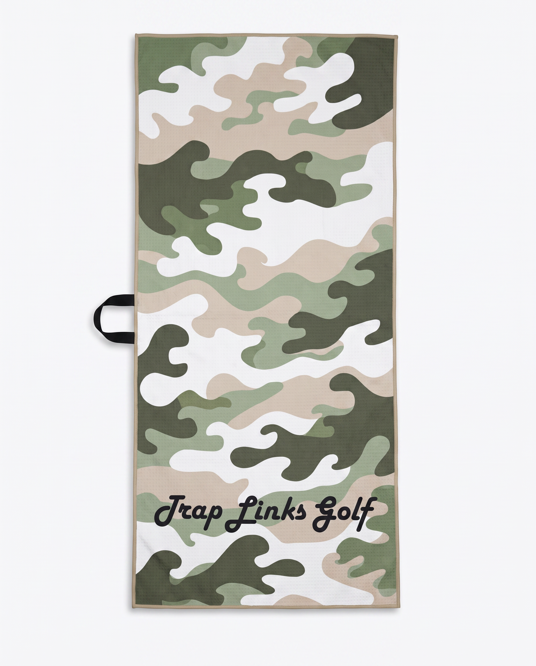 Trap Links Golf Camo Recycled Waffle Towel