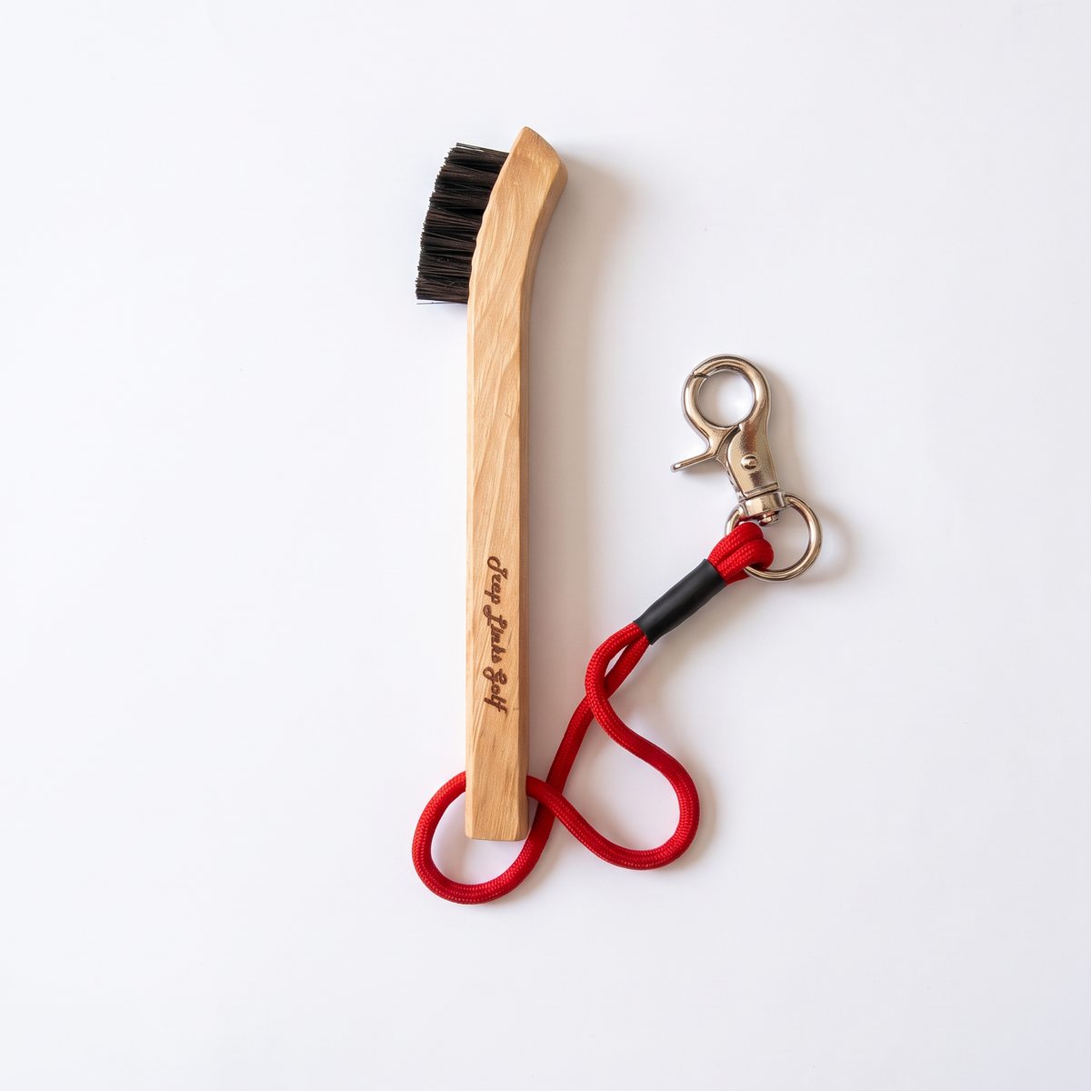 Hickory Wooden Club Groove Brush