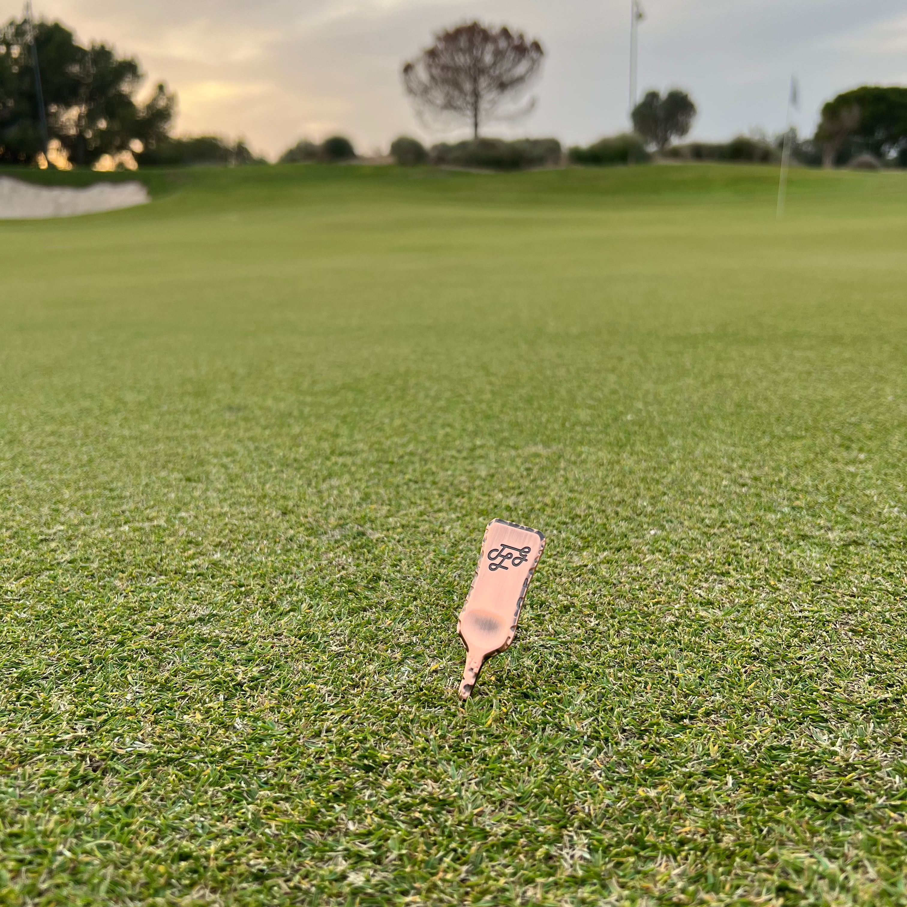 Trap Links Golf Single Prong Copper Pitch/Divot Repairer