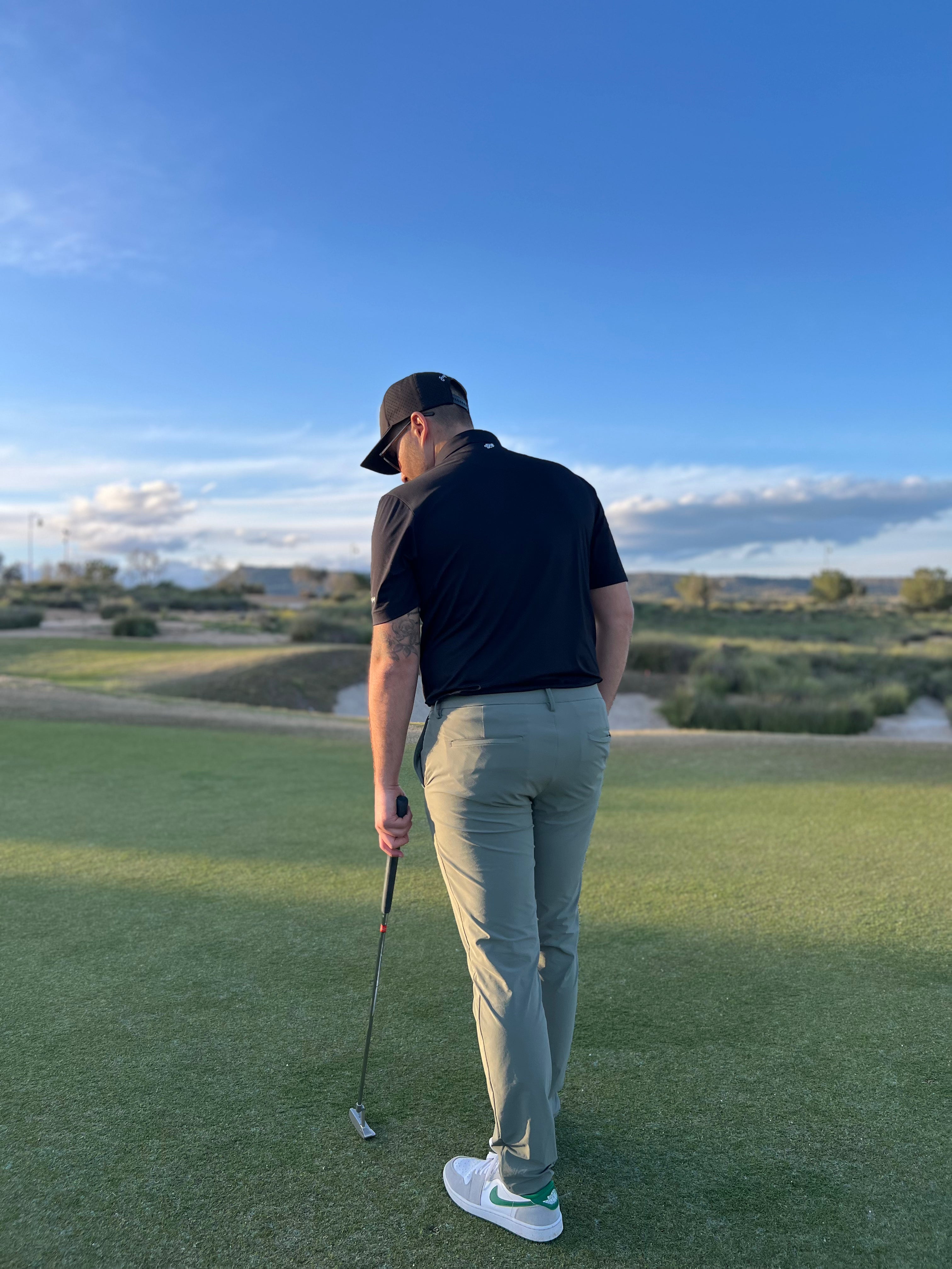 Mens Short Sleeve Performance Tech John Polo