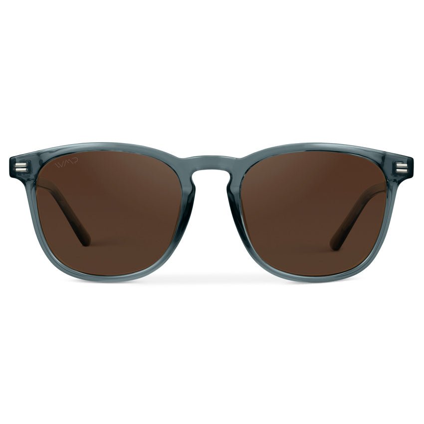 NICK Polarized Men's l Women's Sunglasses in Crystal Stone Blue by WMP Eyewear