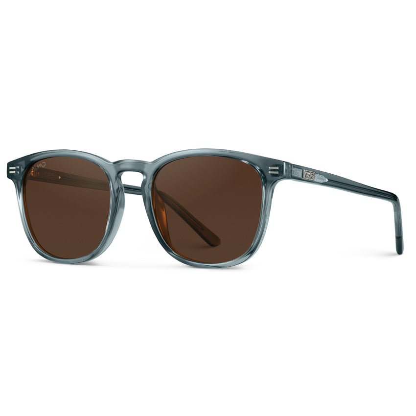 NICK Polarized Men's l Women's Sunglasses in Crystal Stone Blue by WMP Eyewear