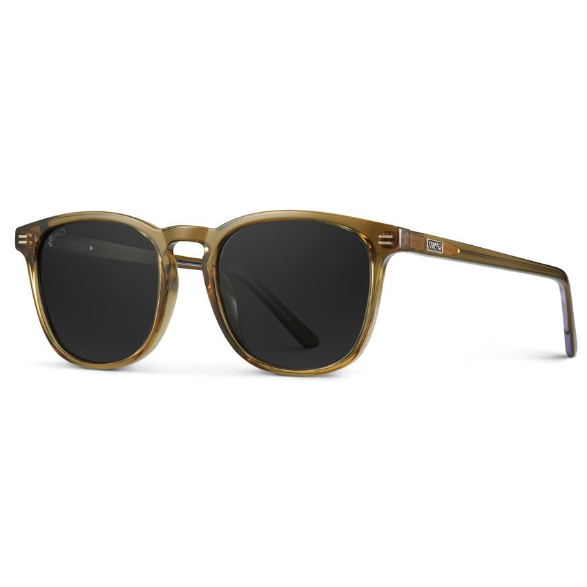 NICK Polarized Men's l Women's Sunglasses in Crystal Verde by WMP Eyewear