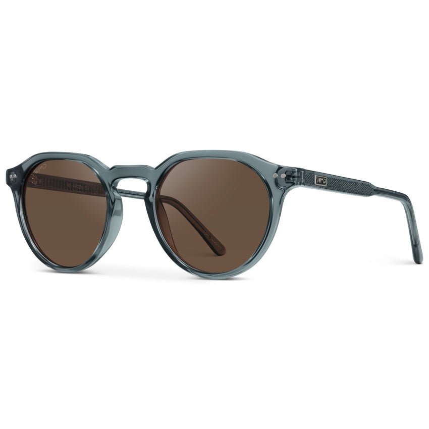RALPH Rounded Polarized Men's Sunglasses in Crystal Stone Blue by WMP Eyewear