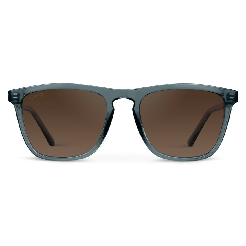 WESLEY Polarized Men's Sunglasses in Crystal Stone Blue by WMP Eyewear