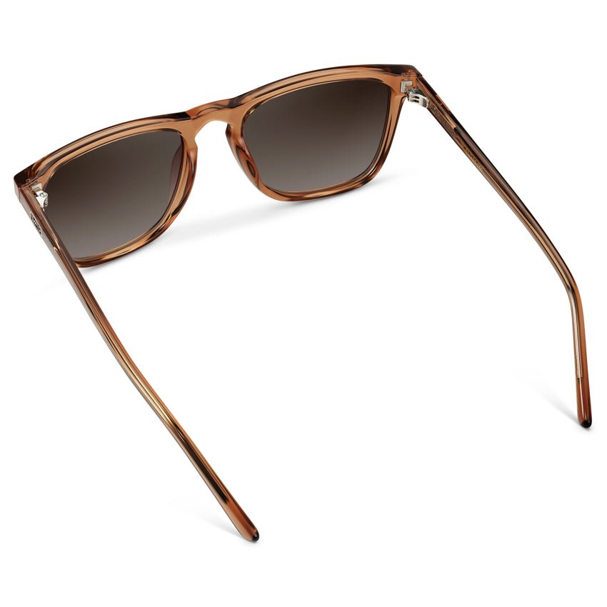 WESLEY Polarized Men's Sunglasses in Crystal Brown by WMP Eyewear