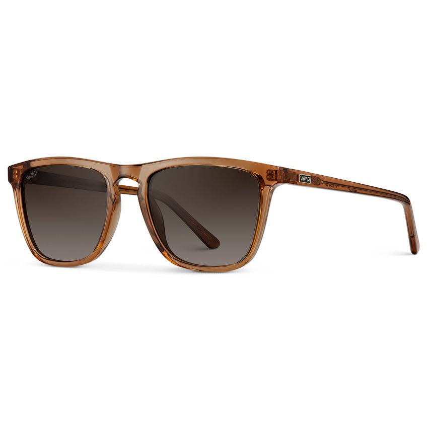 WESLEY Polarized Men's Sunglasses in Crystal Brown by WMP Eyewear