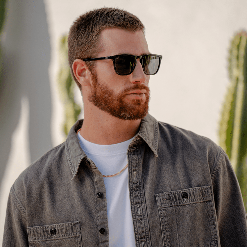 WESLEY Polarized Men's Sunglasses in Black by WMP Eyewear