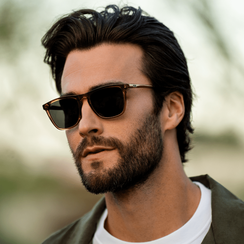 WESLEY Polarized Men's Sunglasses in Crystal Verde by WMP Eyewear
