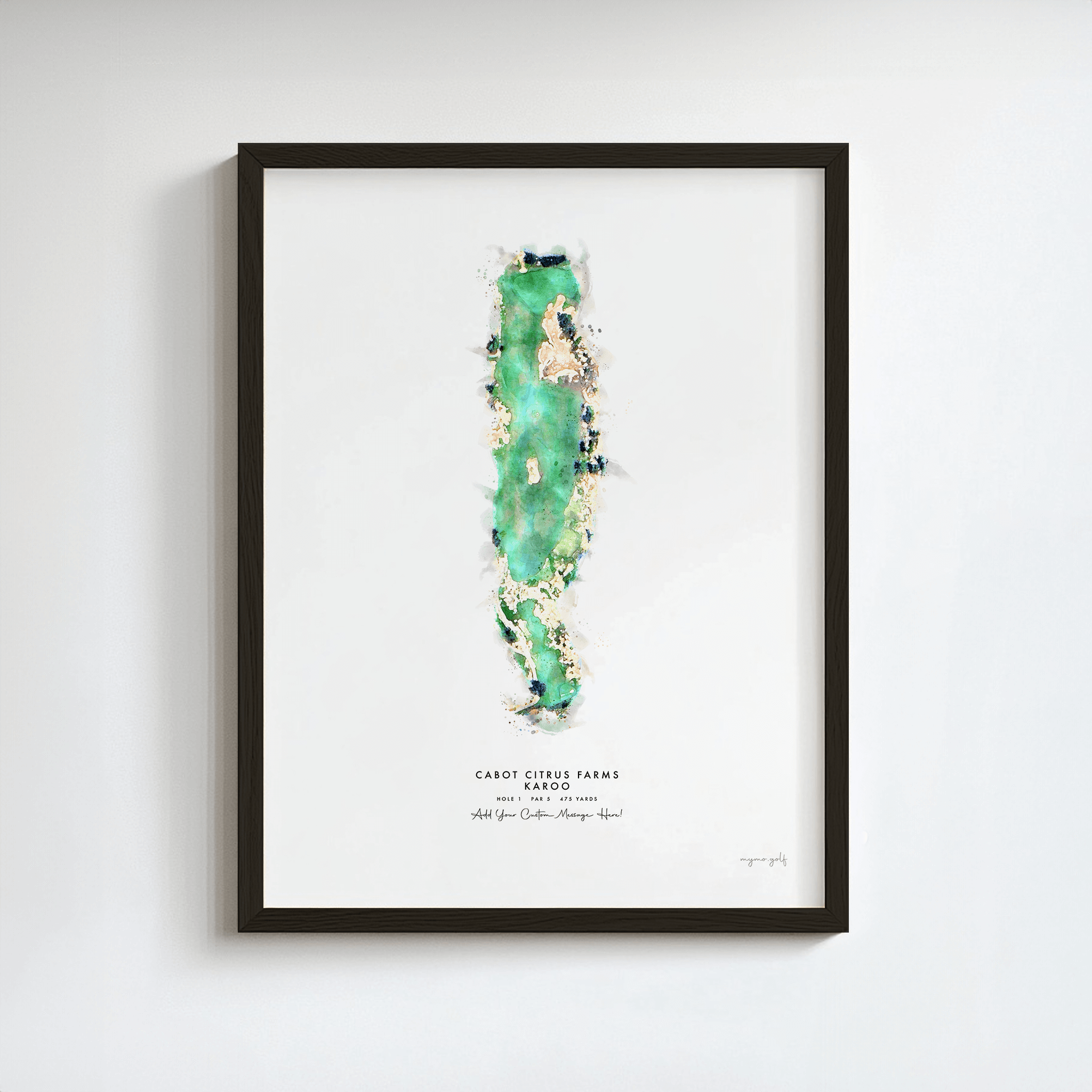 Citrus Farms Golf Gift - Print of Hole 1, Karoo