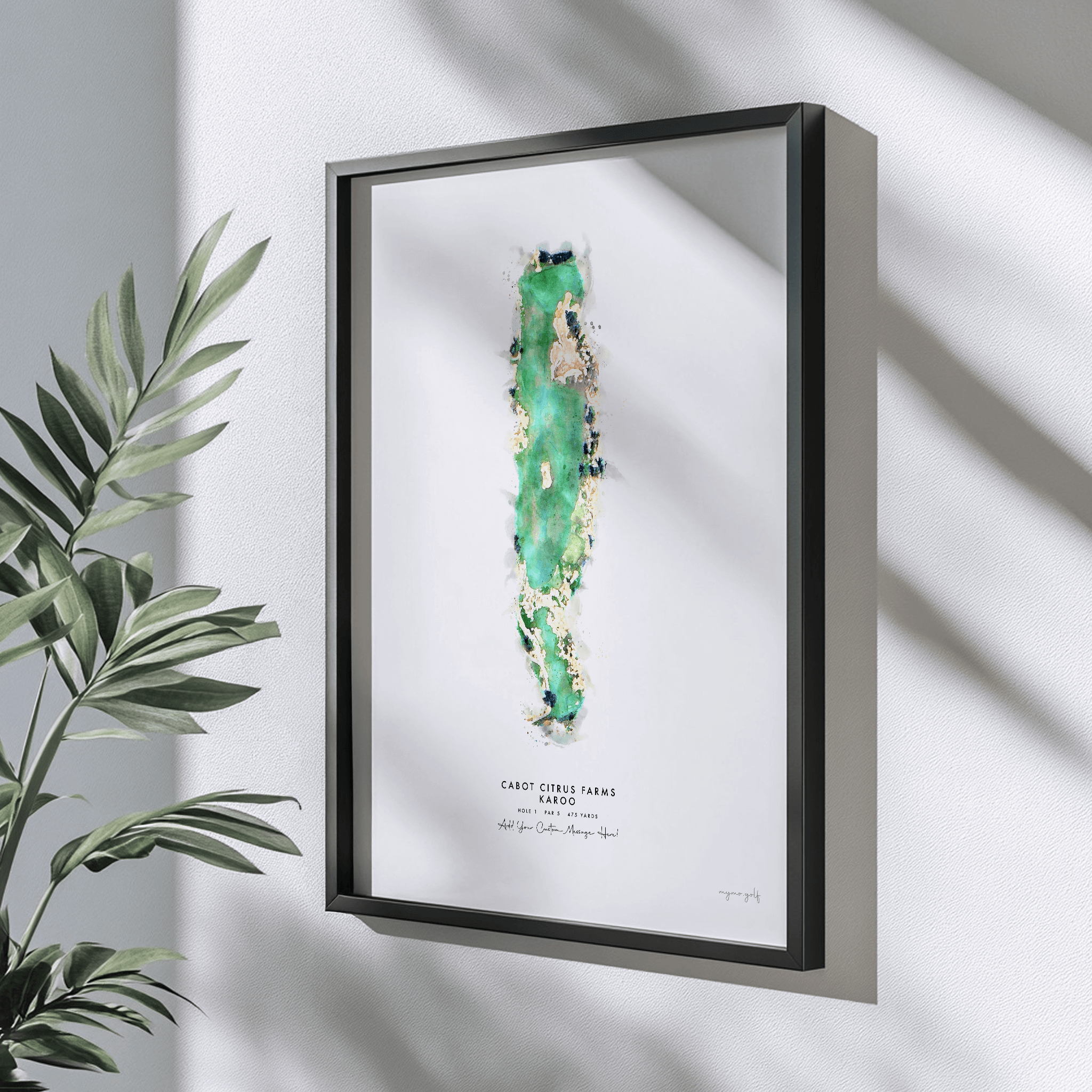 Citrus Farms Golf Gift - Print of Hole 1, Karoo