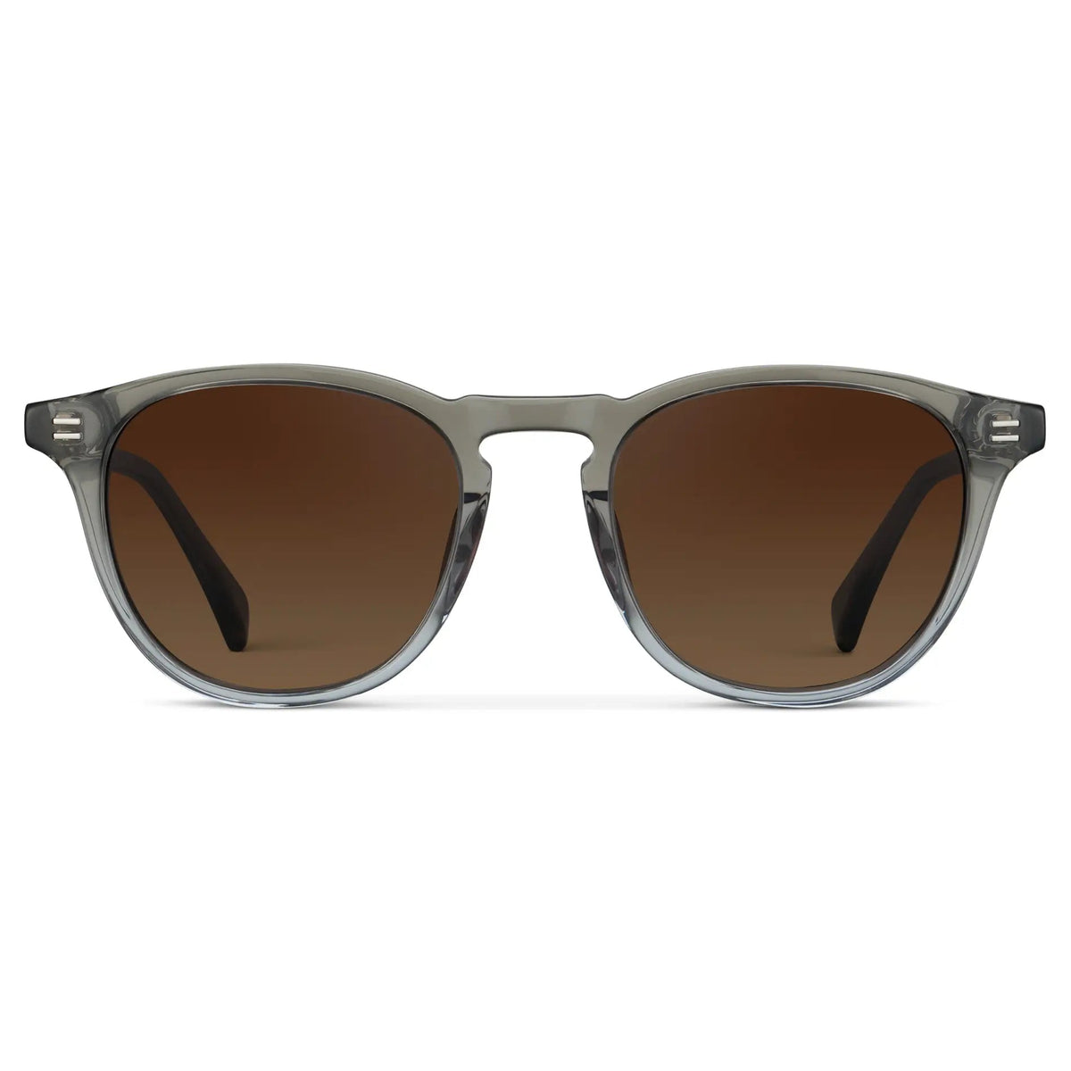 CAMERON Men's Round Polarised Sunglasses l Charcoal Grey - WMP Eyewear