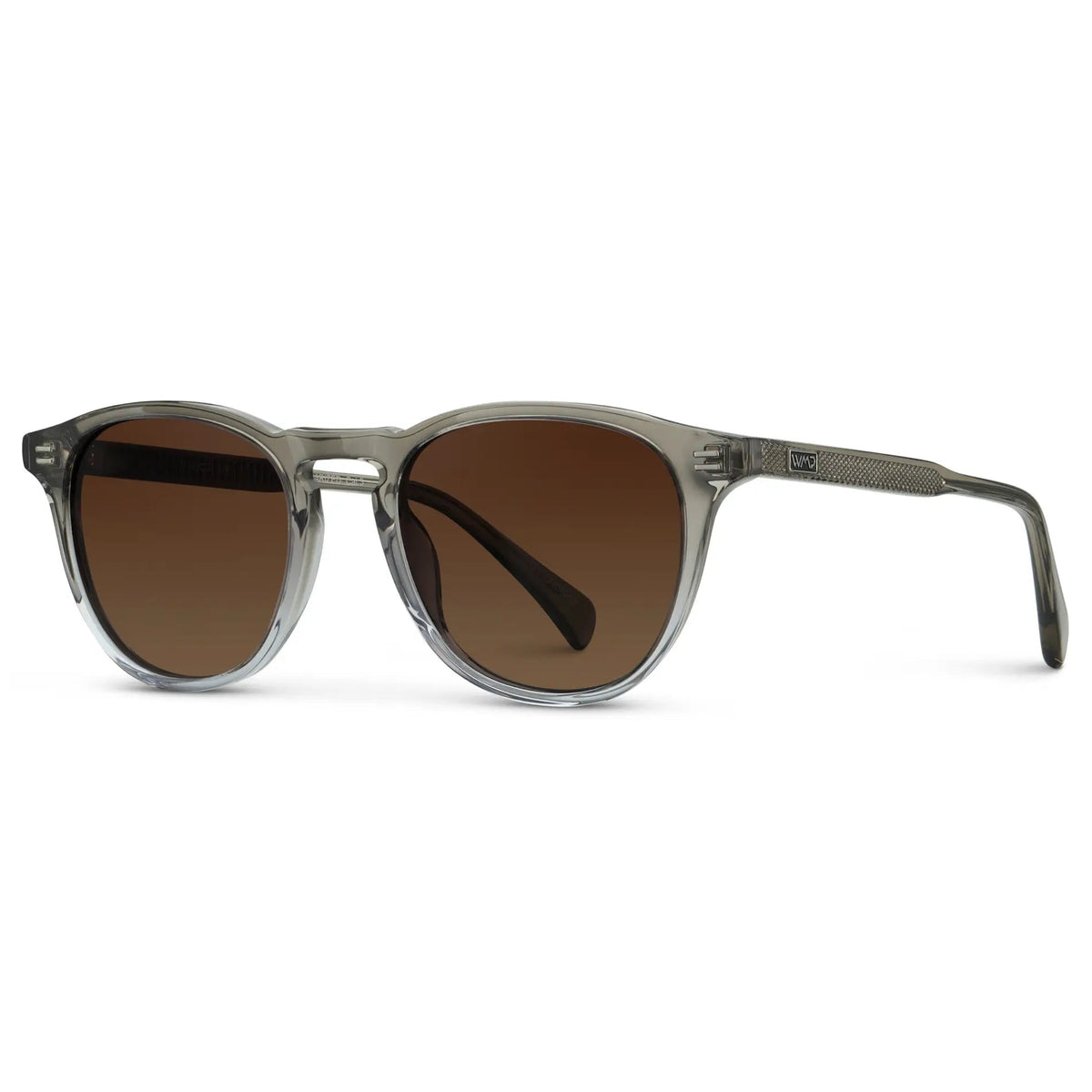 CAMERON Men's Round Polarised Sunglasses l Charcoal Grey - WMP Eyewear