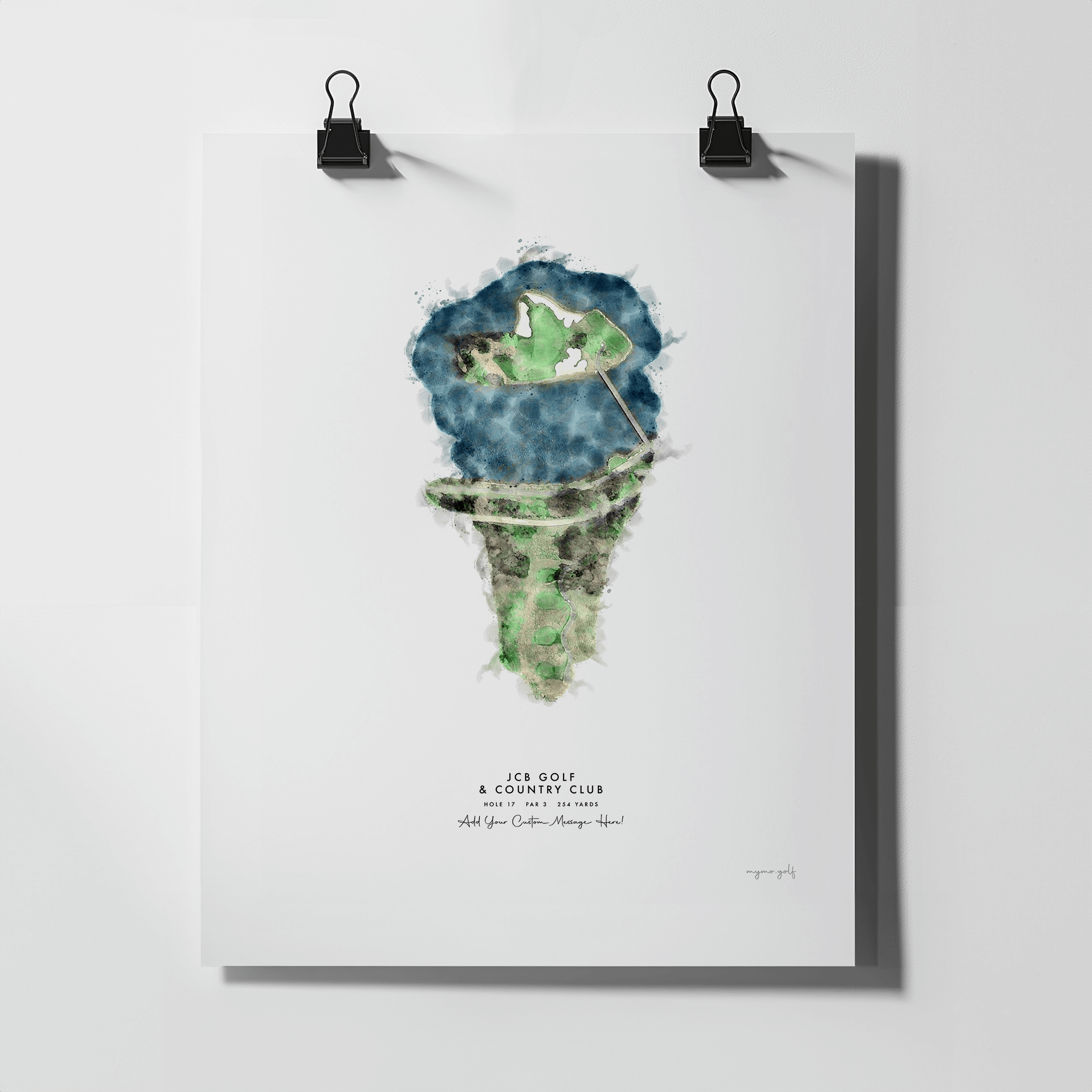 JCB Golf Gift - Print of Hole 17 at JCB Golf & Country Club