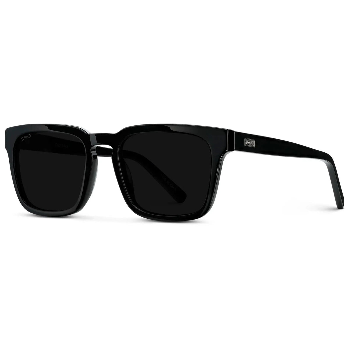 MAVERICK Men's Square Sunglasses in Triple Black by WMP Eyewear
