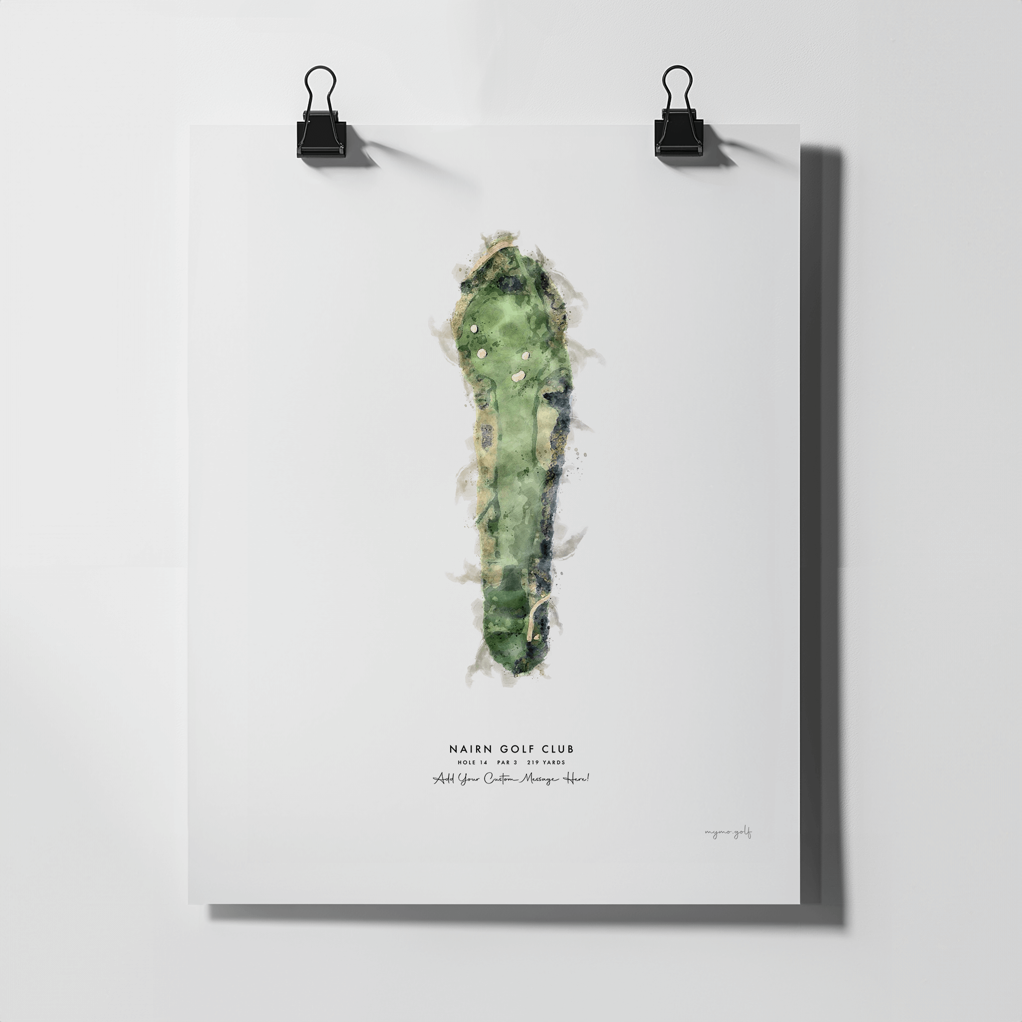 Nairn Golf Gift - Print of Hole 14 'Kopjes'