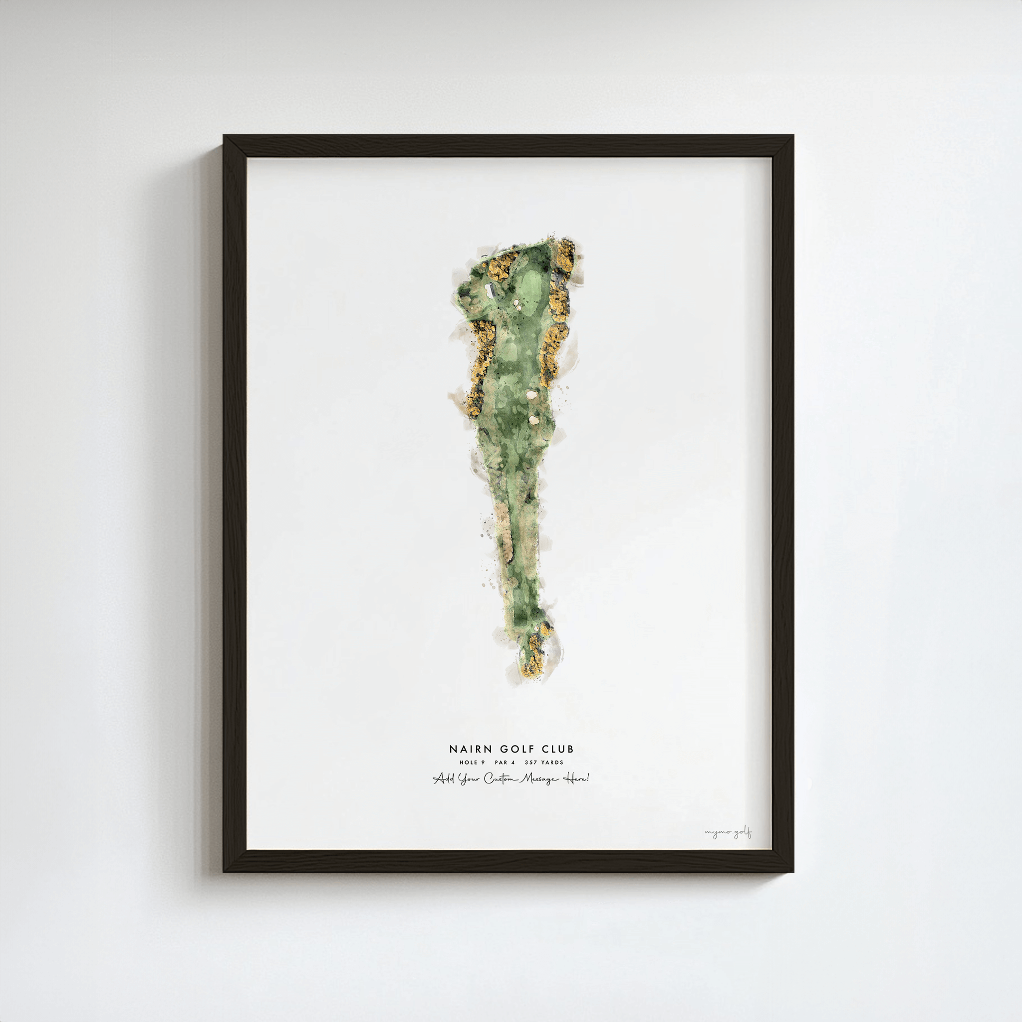 Nairn Golf Gift - Print of Hole 9 'Ice House'