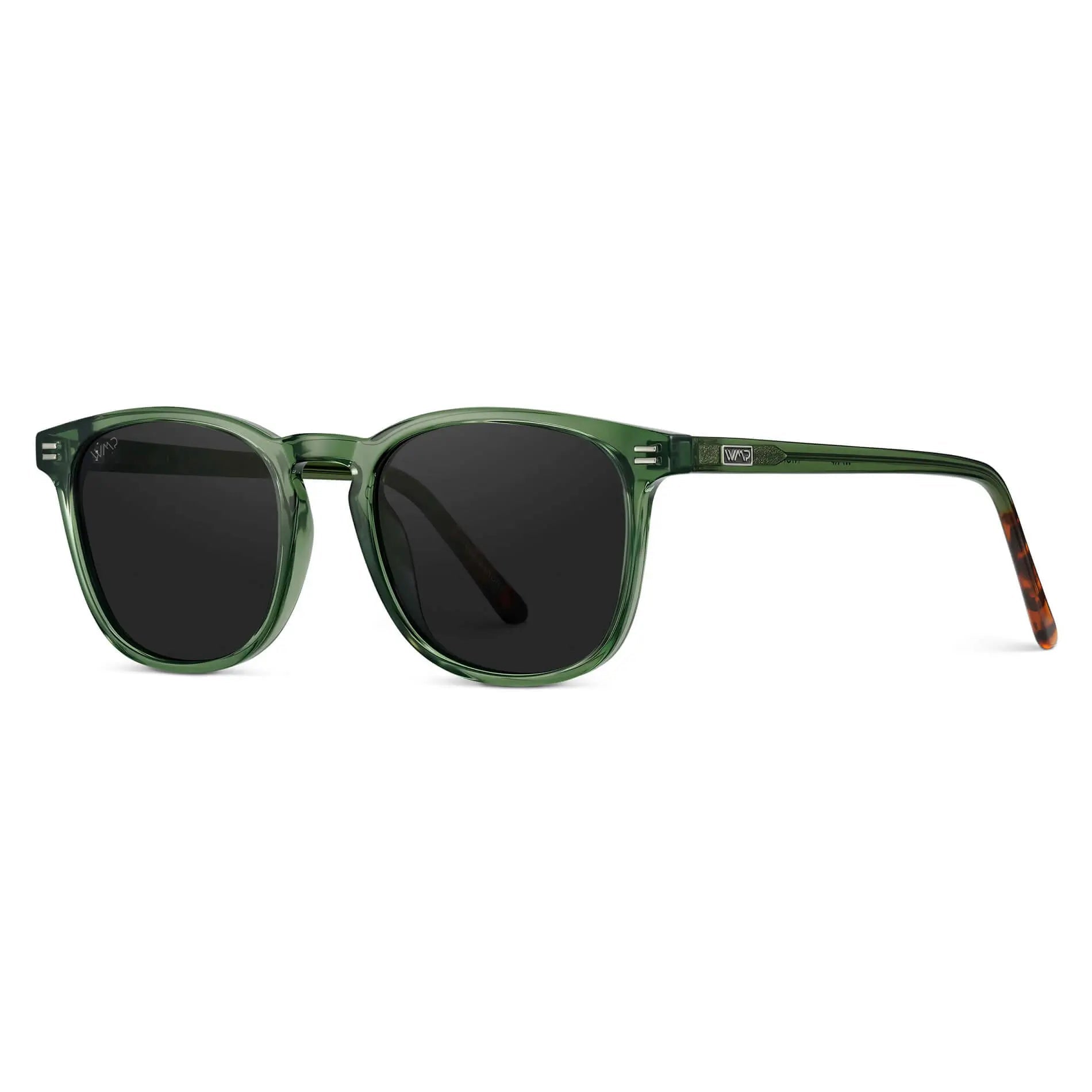 NICK Polarized Men's l Women's Sunglasses in Emerald Green by WMP Eyewear