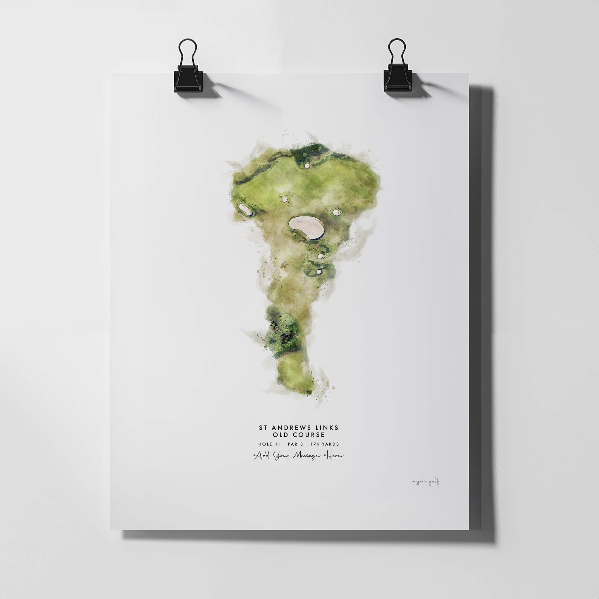 St. Andrews – Print of The Old Course, Hole 11