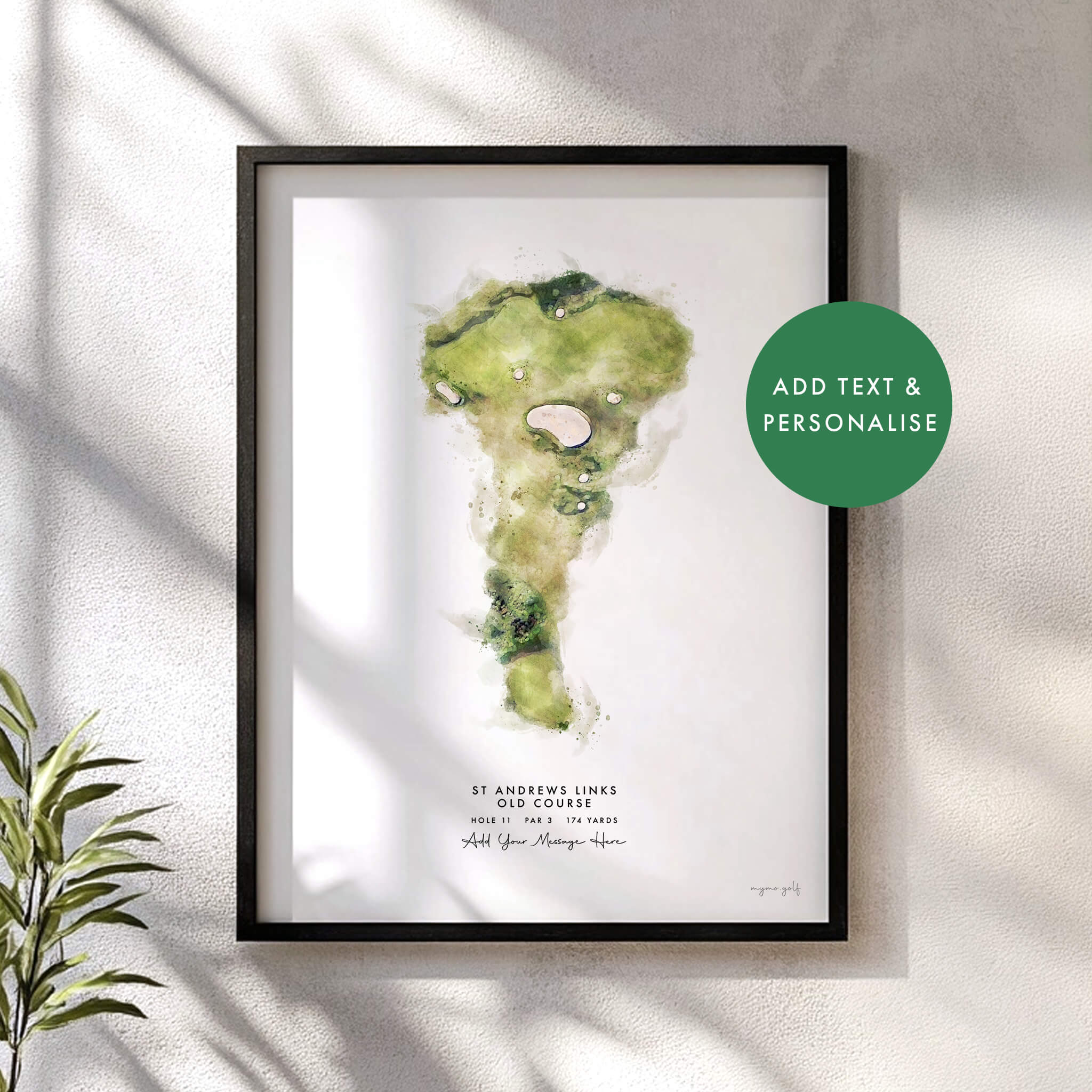 St. Andrews – Print of The Old Course, Hole 11