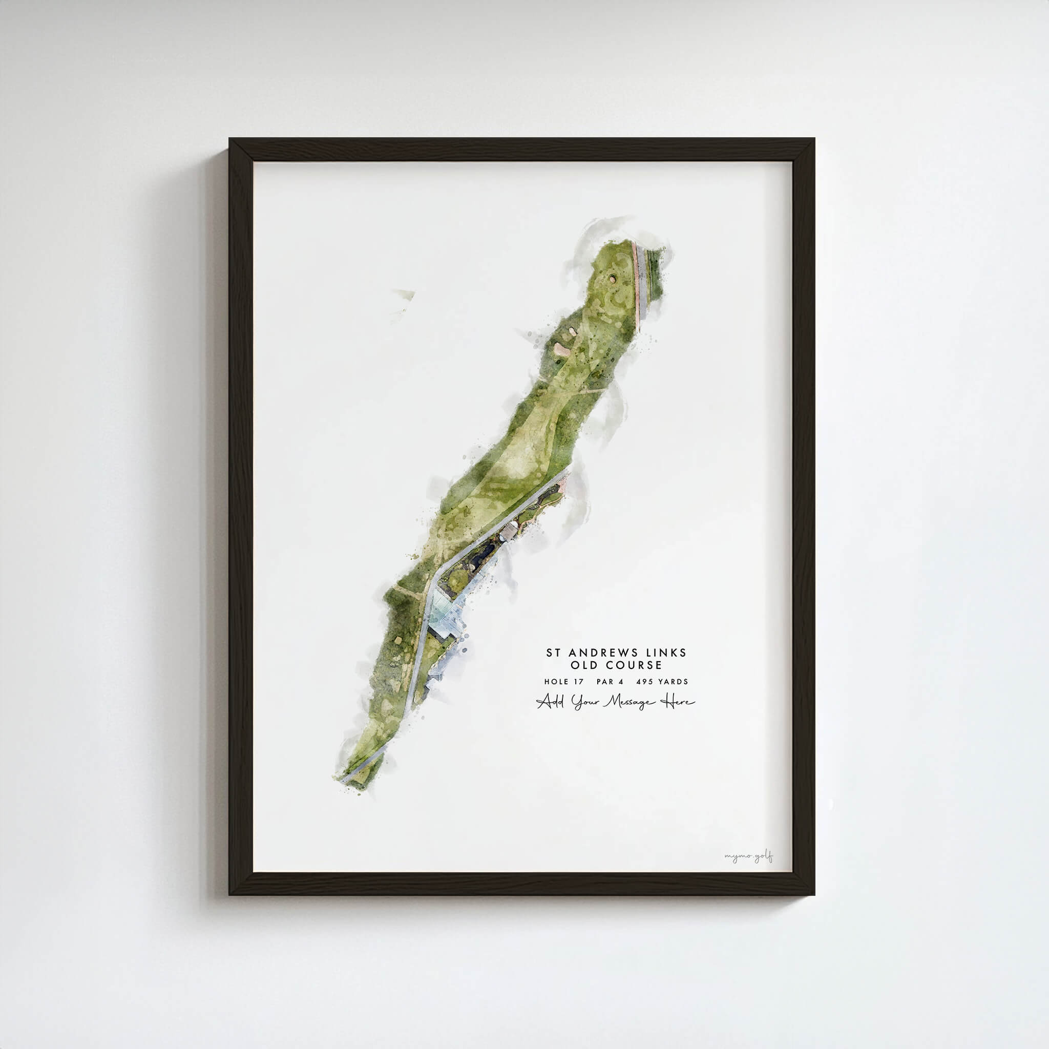 St. Andrews – Print of The Old Course, Hole 17