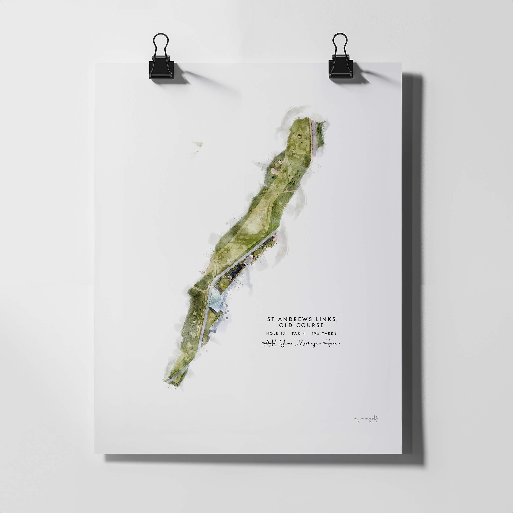 St. Andrews – Print of The Old Course, Hole 17