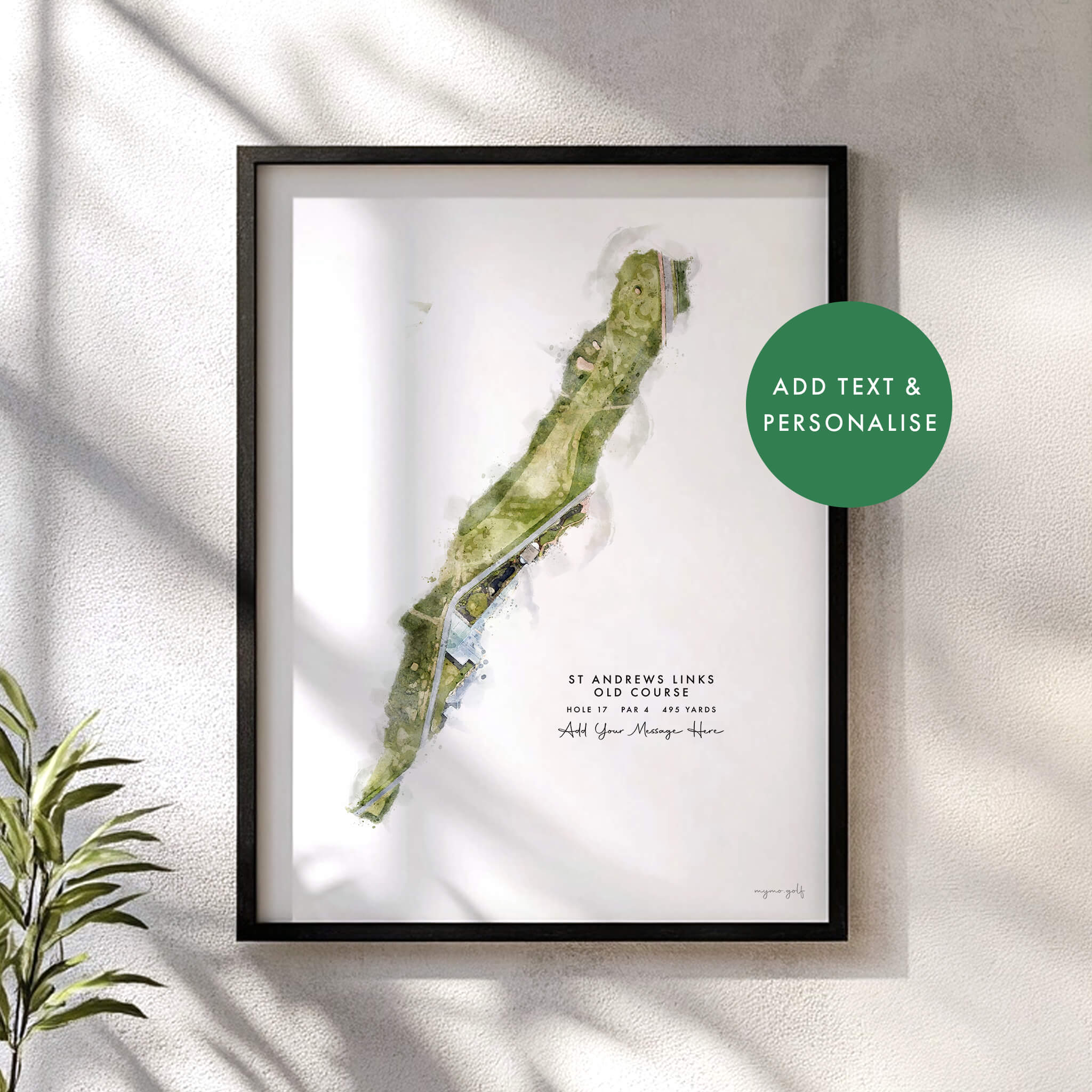 St. Andrews – Print of The Old Course, Hole 17