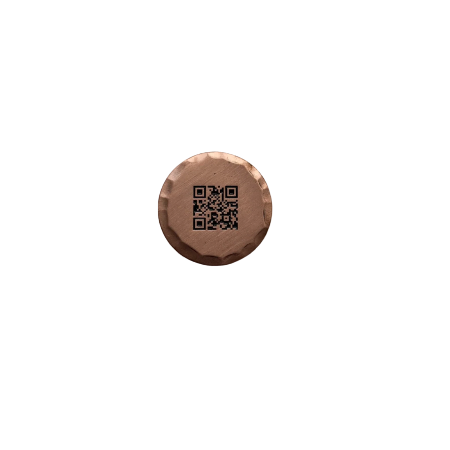 Trap Links Golf Hand Hammered Edge Copper Ball Marker