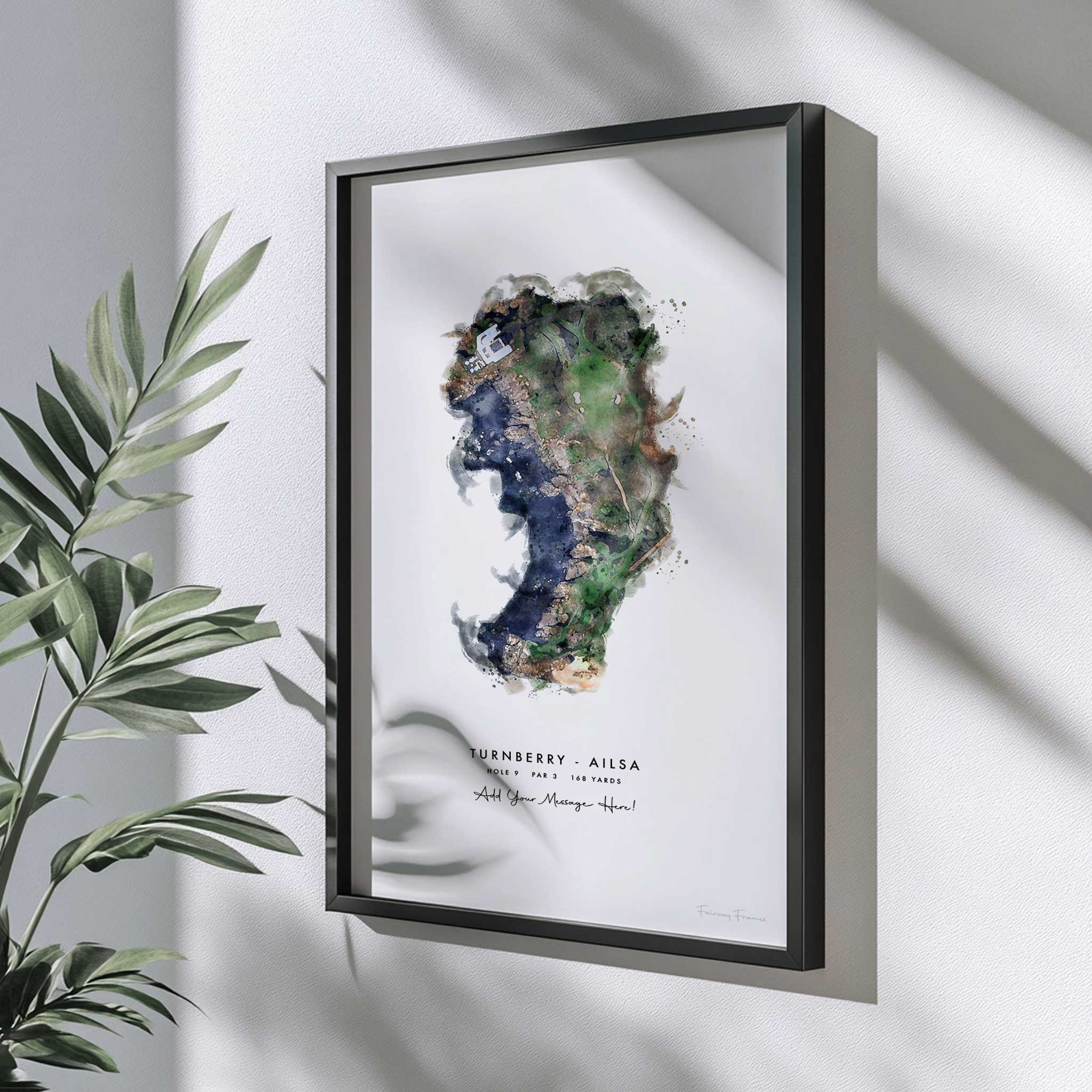 Turnberry 9th Hole Golf Artwork – Ailsa Course Print