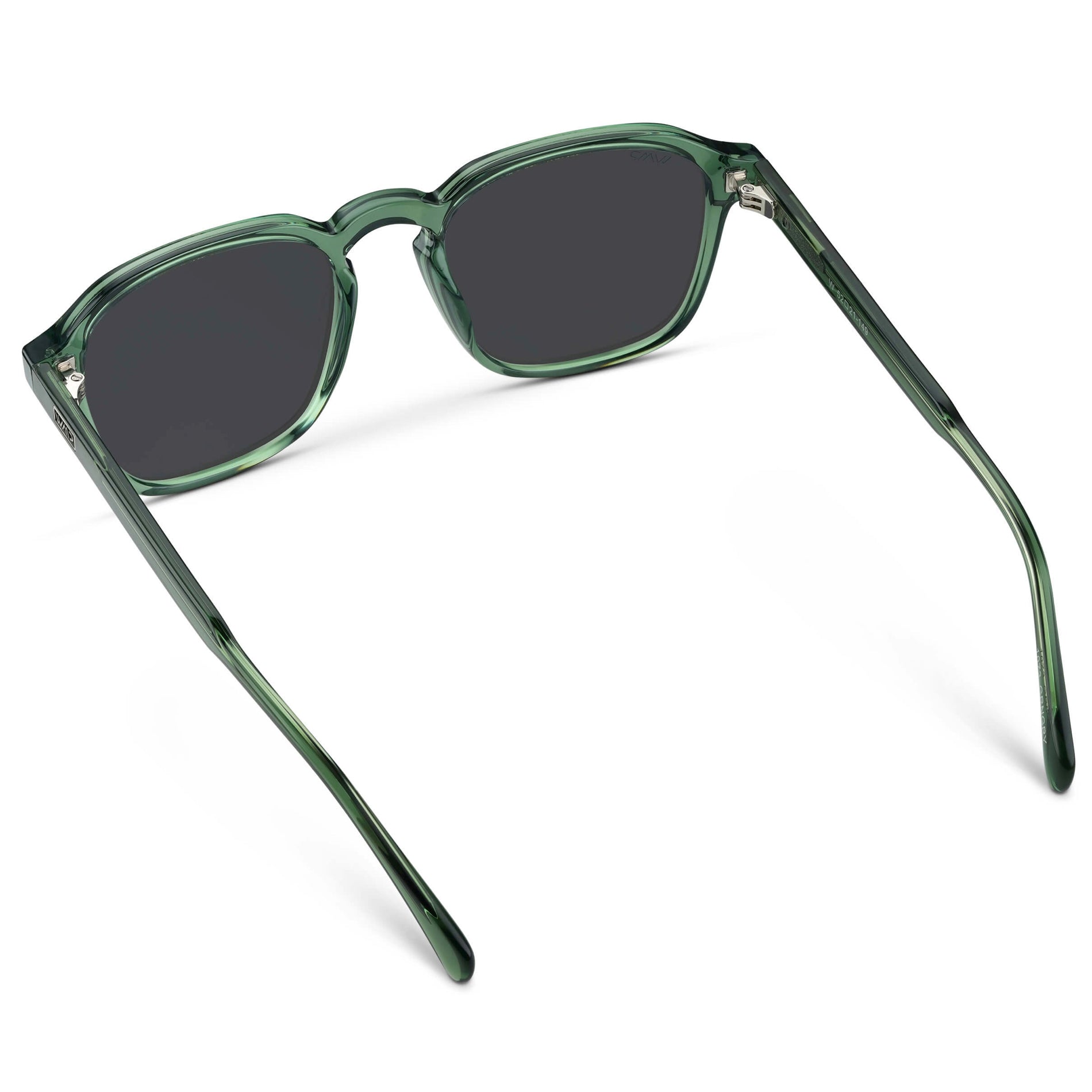 FRANCIS Men's Square Modern Retro Sunglasses in Emerald Green by WMP Eyewear