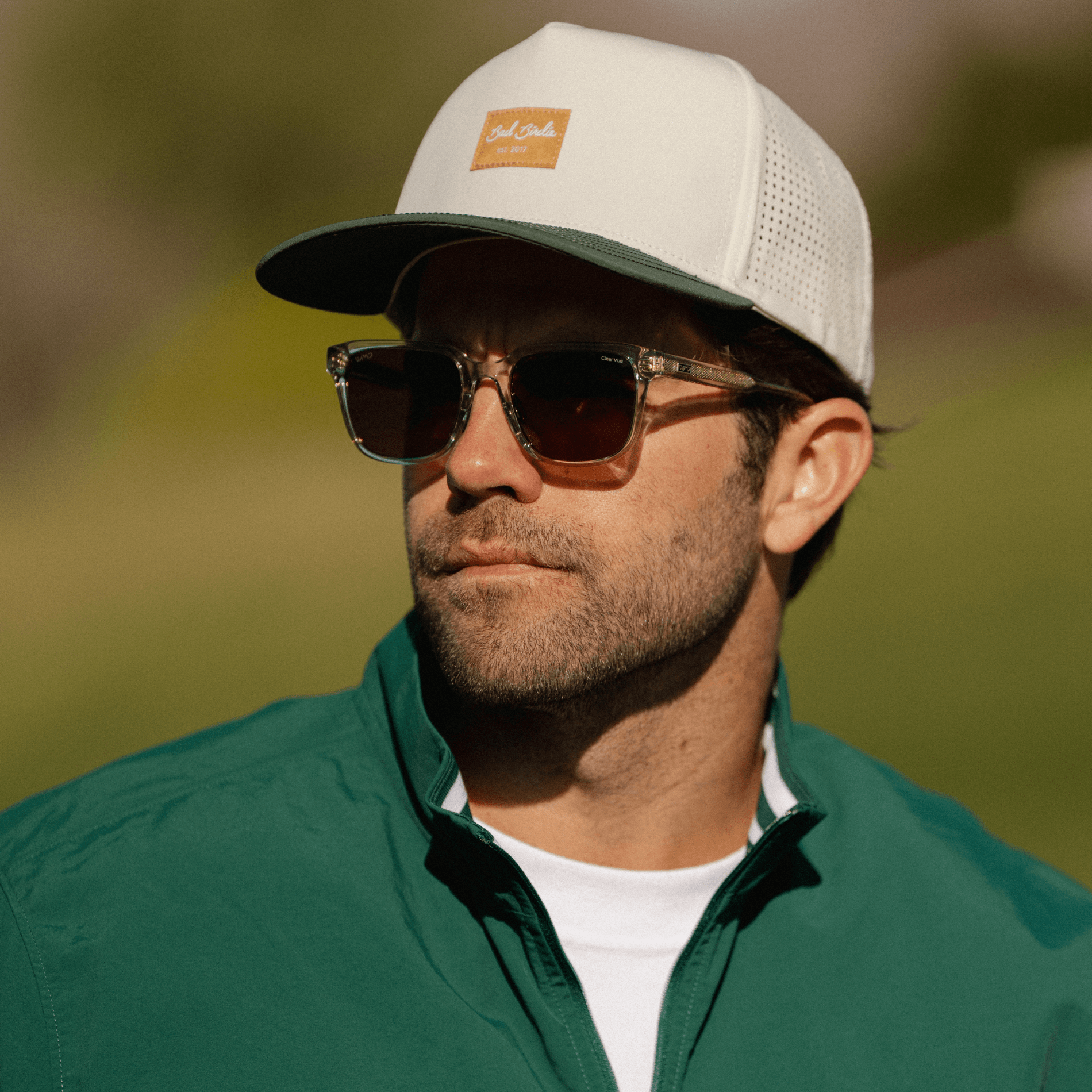 WOODS Men's Golf Special Edition Sunglasses in Crystal Ice Grey by WMP Eyewear
