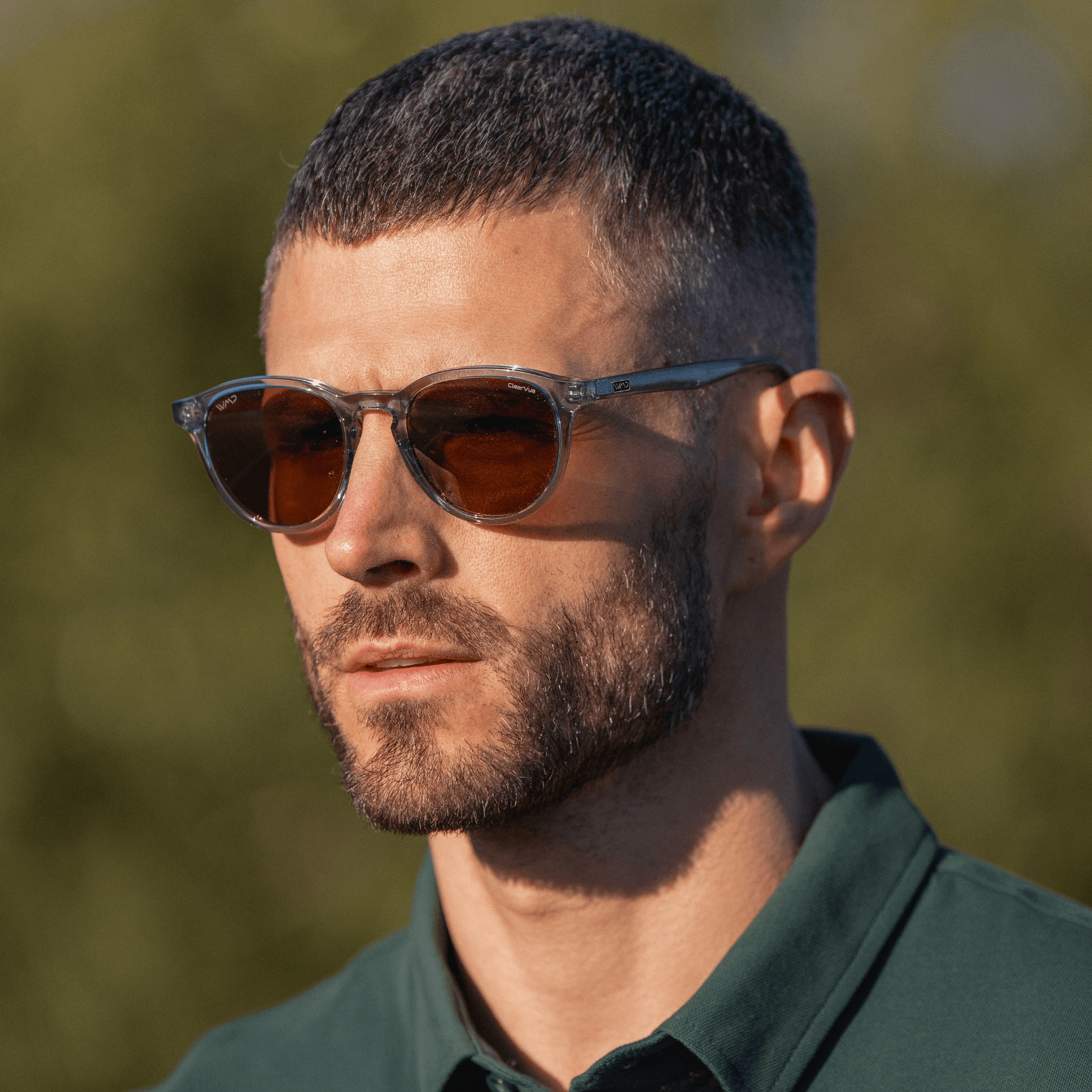 BIRDIE Men's Golf Special Edition Sunglasses in Denim Blue by WMP Eyewear