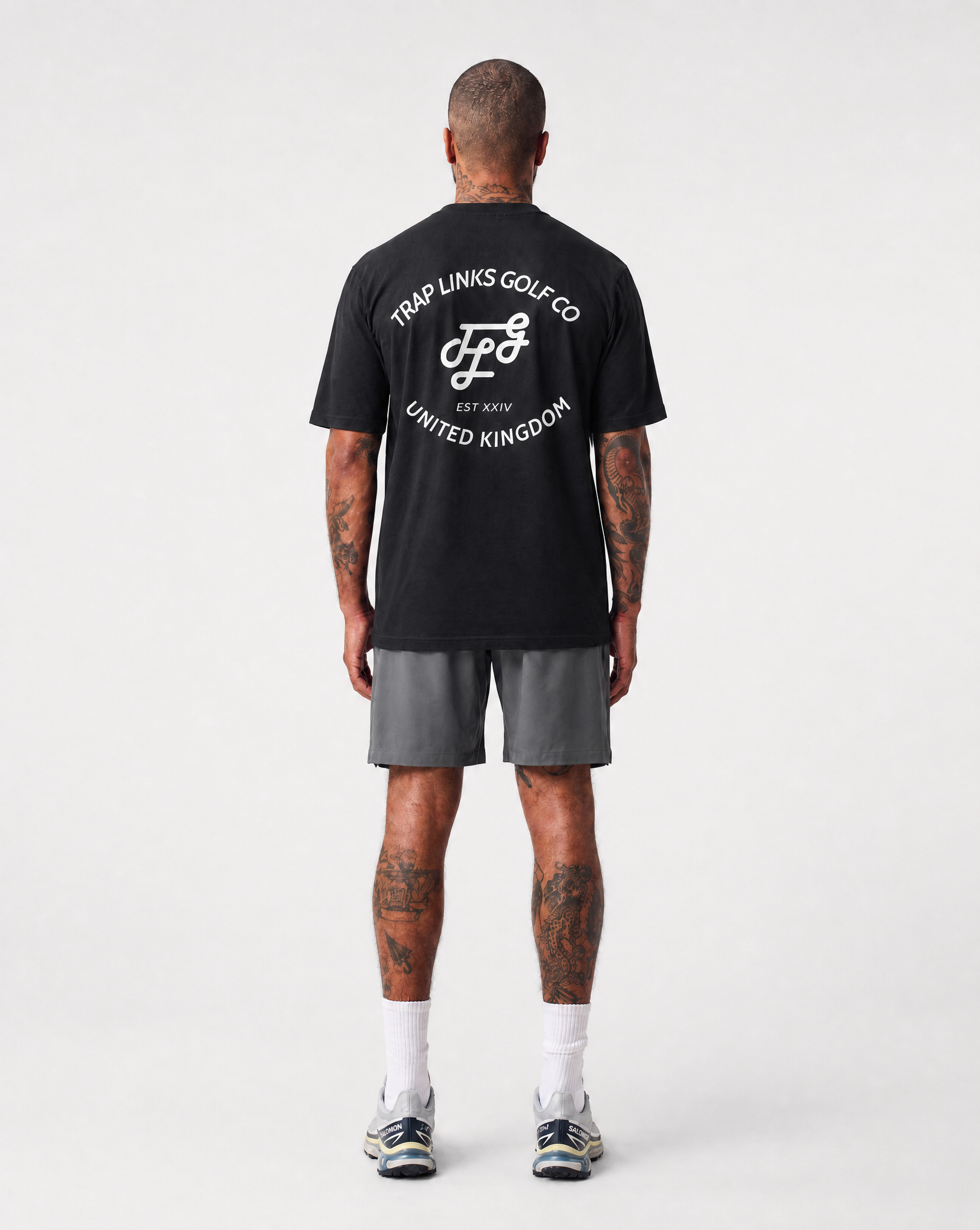 Trap Links Golf Co Faded Oversized Box Fit Heavyweight T-Shirt