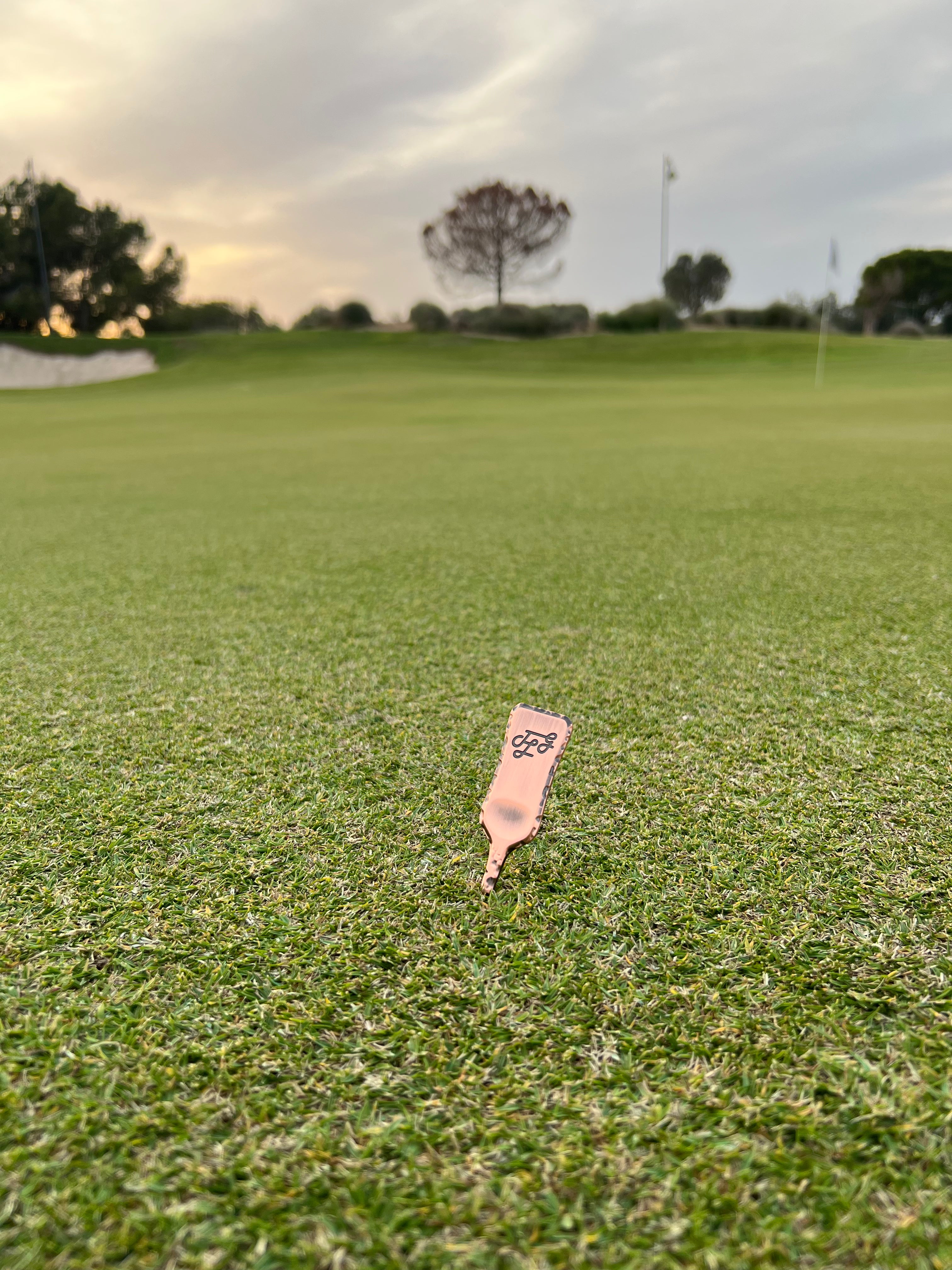 Trap Links Golf Single Prong Copper Pitch/Divot Repairer