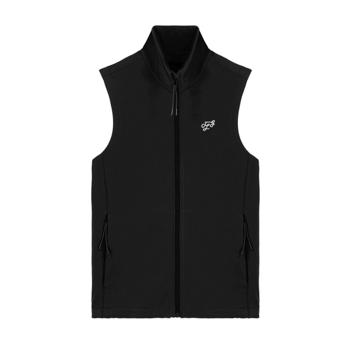 Local GOLF　Small Box Logo Fleece VEST 黒 Small Box Logo Fleece VEST | Black – Local GOLF
