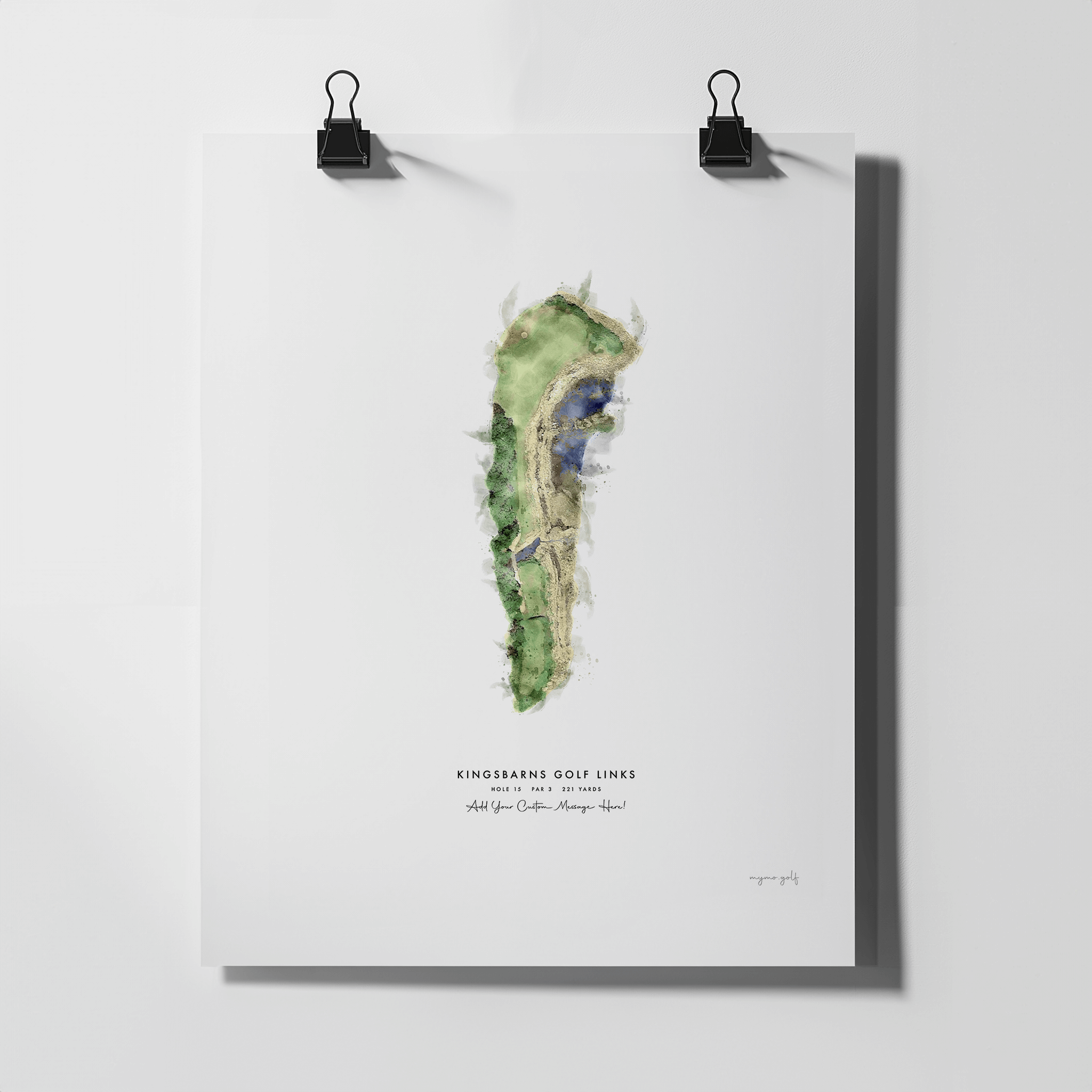Kingsbarns Golf Gift - Print of Hole 15