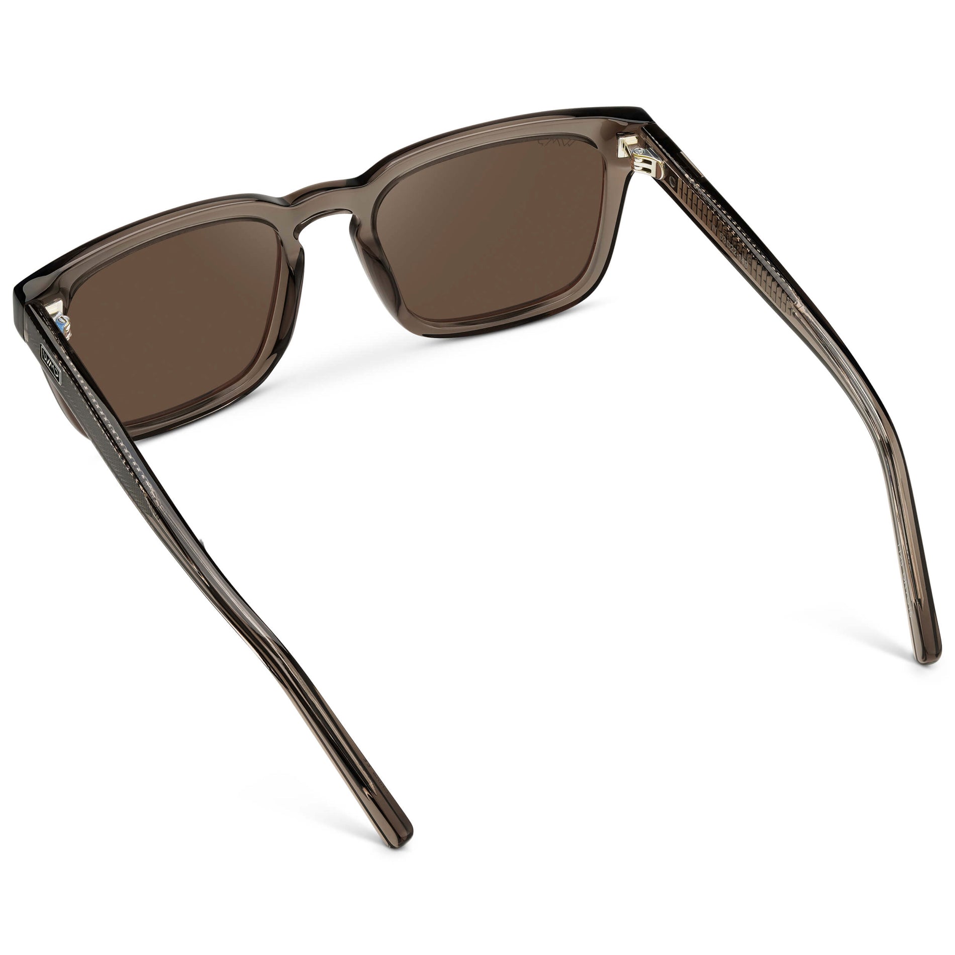 MAVERICK Men's Square Sunglasses in Crystal Gunmetal by WMP Eyewear