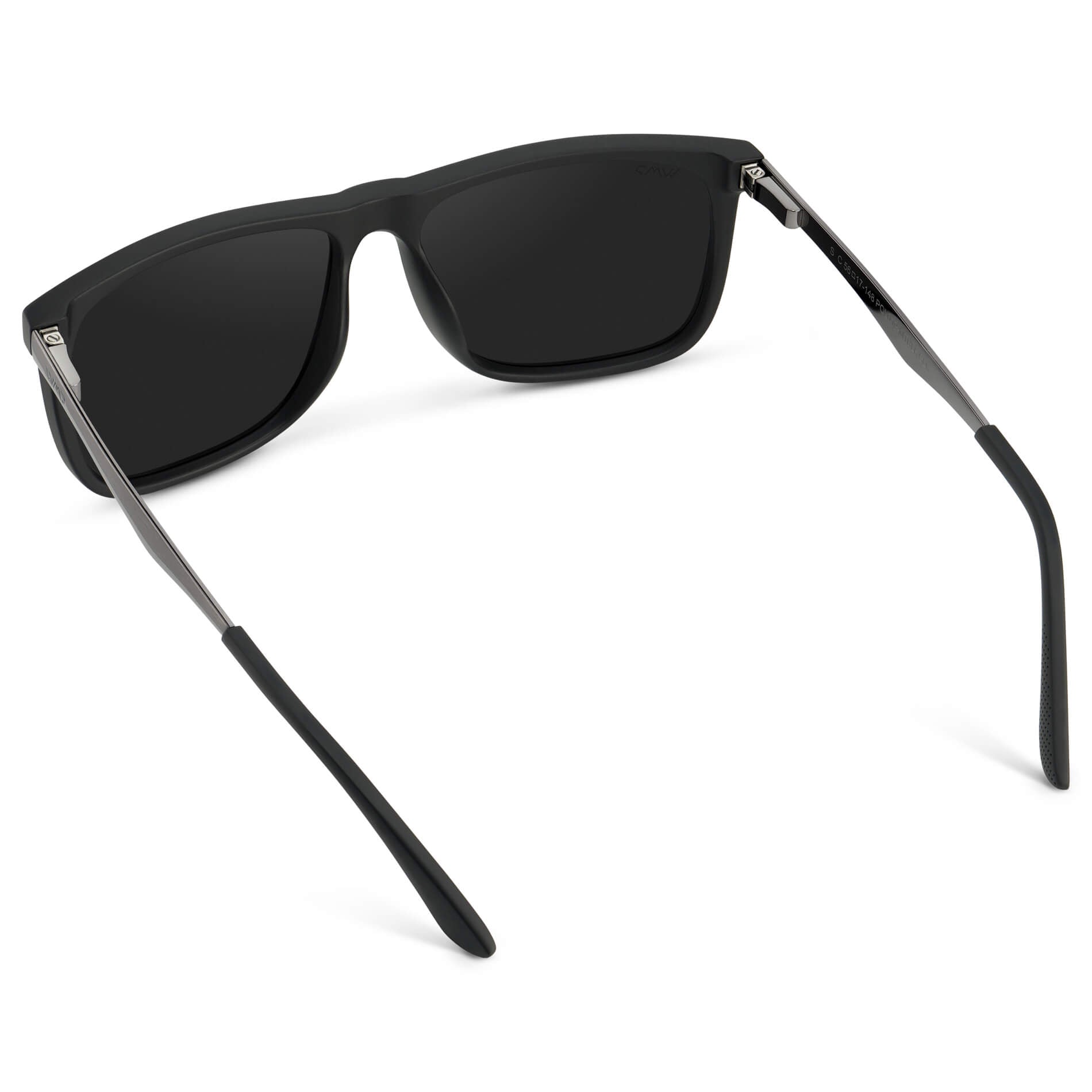 JACOB Rectangular Classic Men's Sunglasses in Jade Black by WMP Eyewear