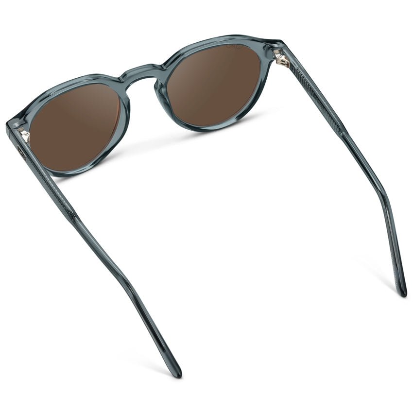 RALPH Rounded Polarized Men's Sunglasses in Crystal Stone Blue by WMP Eyewear