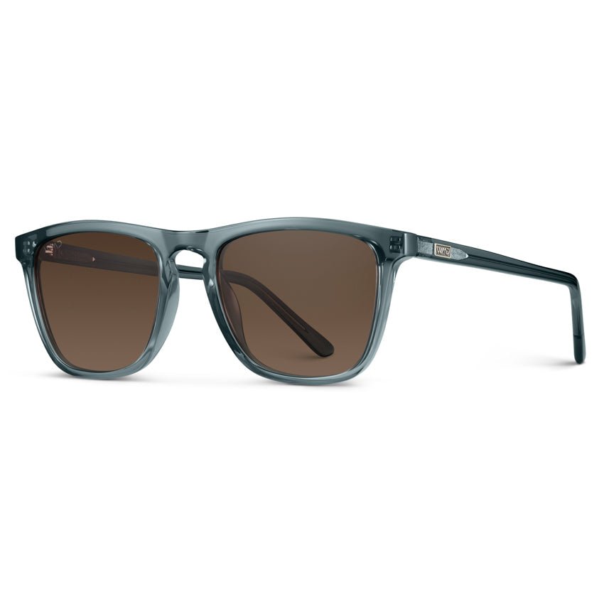 WESLEY Polarized Men's Sunglasses in Crystal Stone Blue by WMP Eyewear