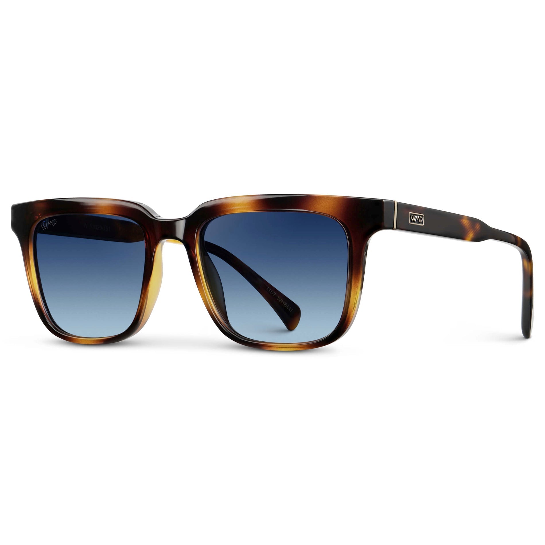 WILSON Men's Polarised Square Sunglasses in Whiskey Tortoise by WMP Eyewear