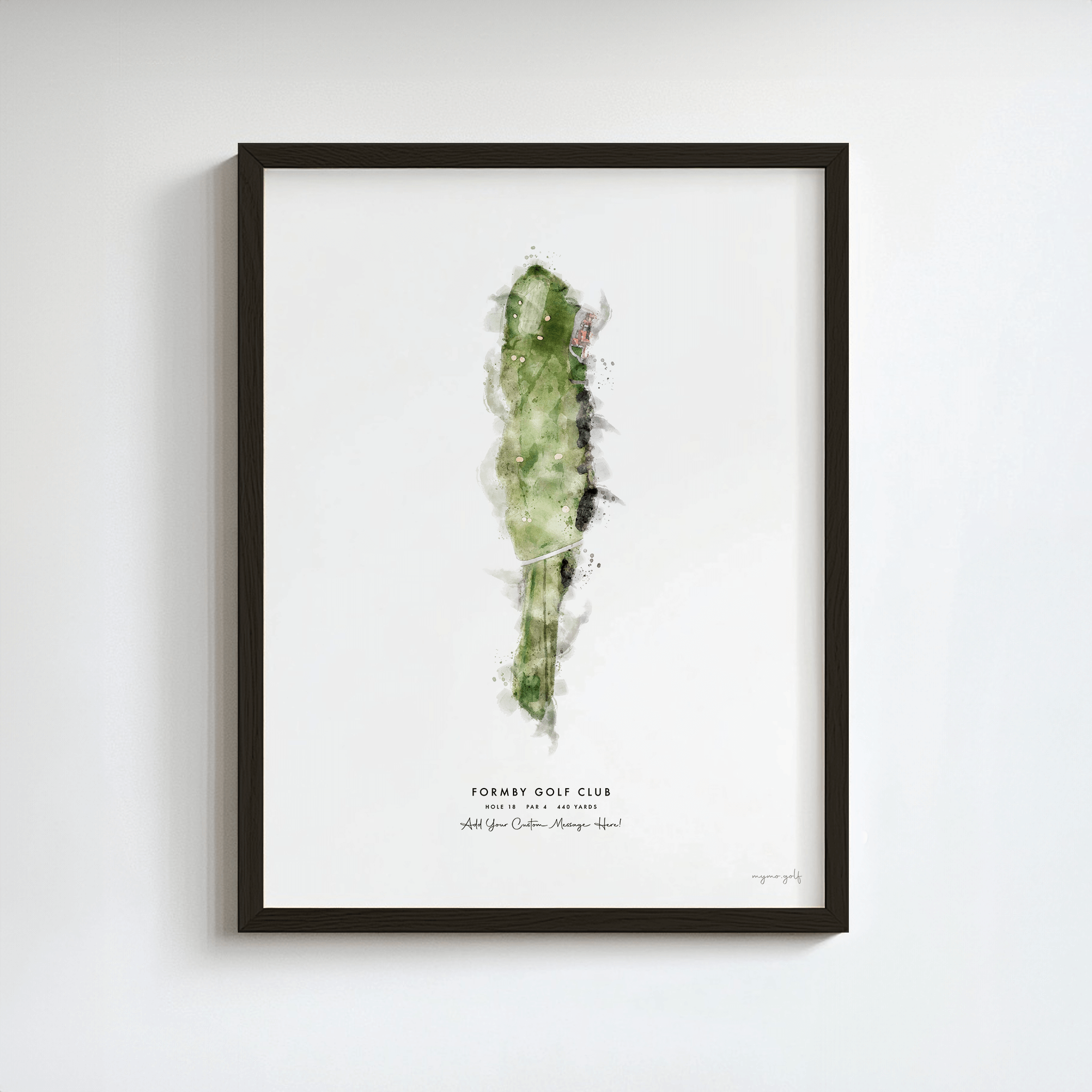 Formby Golf Gift - Print of Hole 18