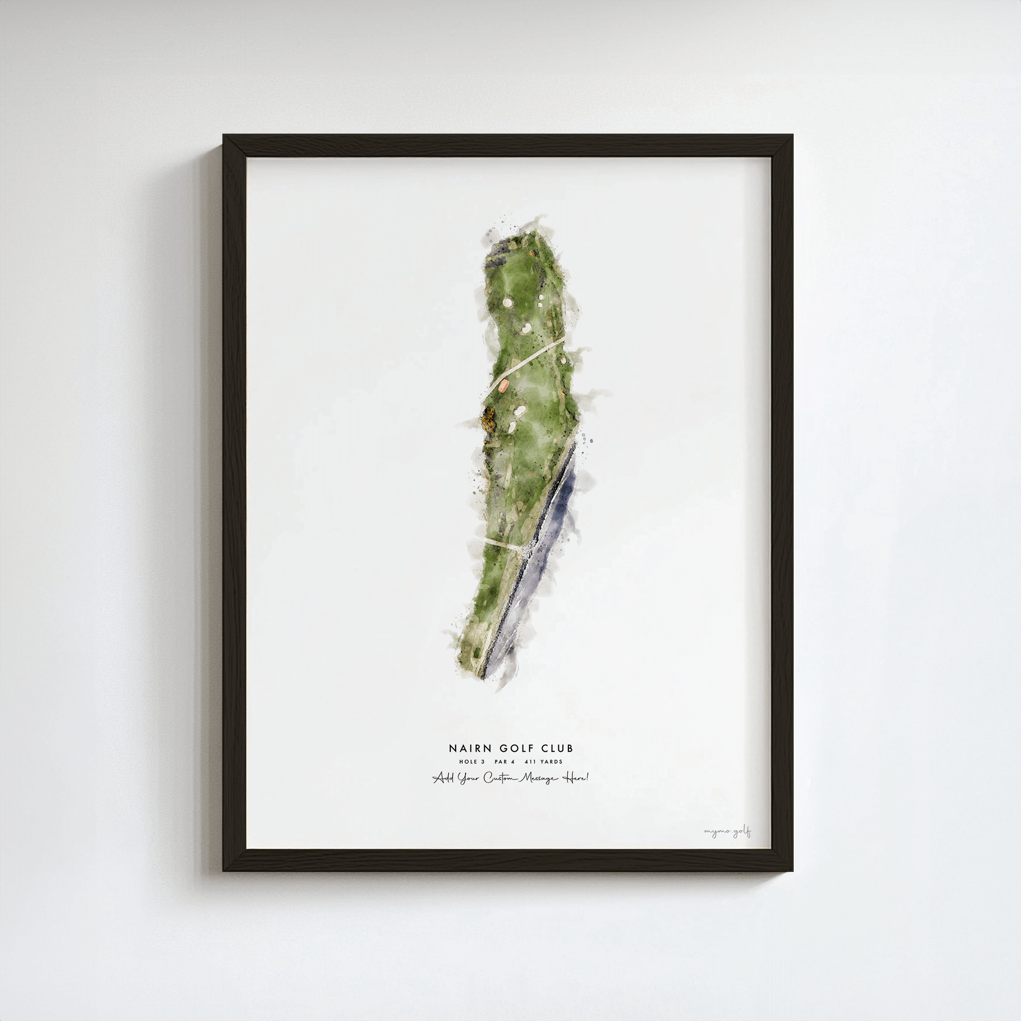 Nairn Golf Gift - Print of Hole 3 'Nest'