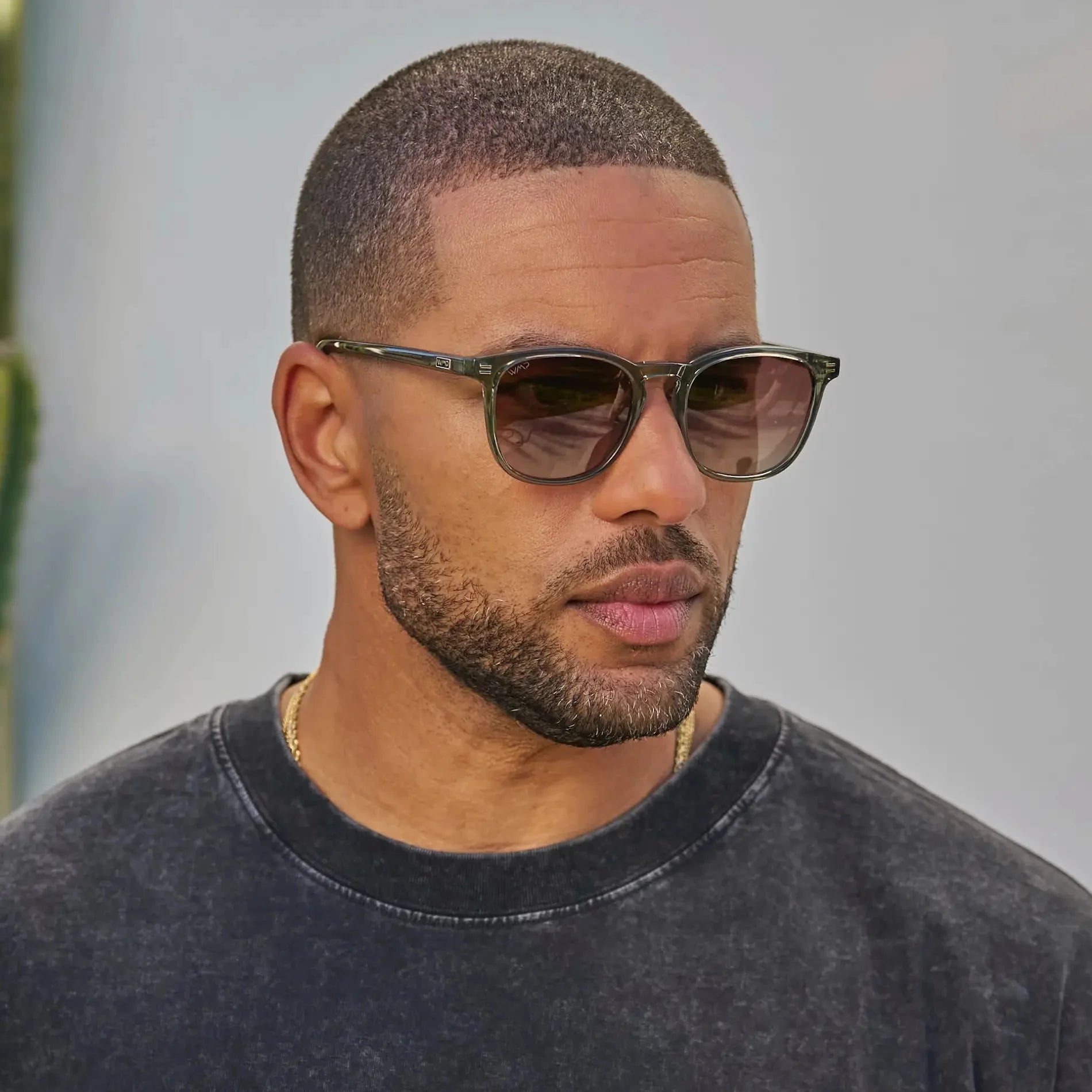 NICK Polarised Men's l Women's Sunglasses in Sage Green l WMP Eyewear