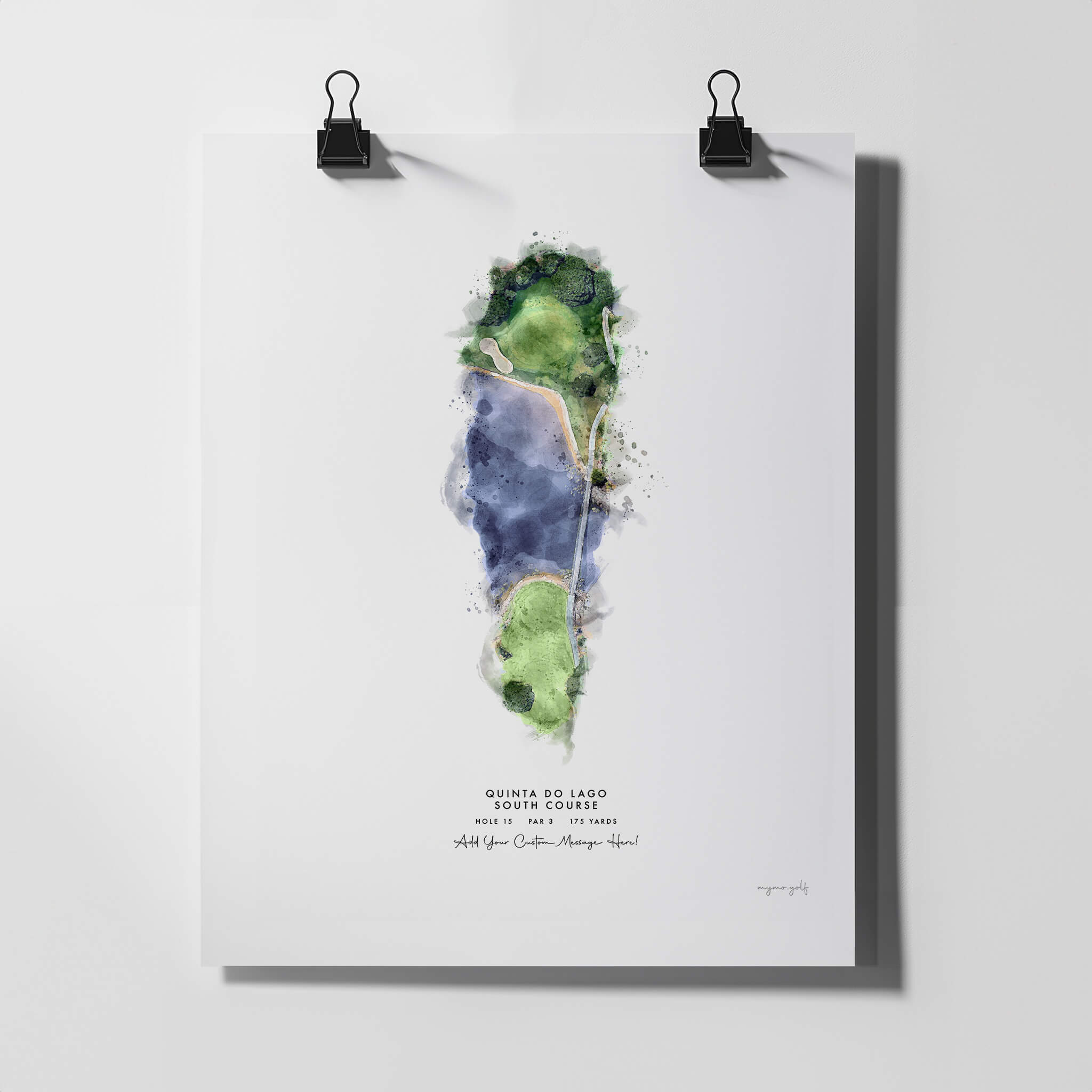 Quinta Do Lago Golf Gift - Print of Hole 15, South Course